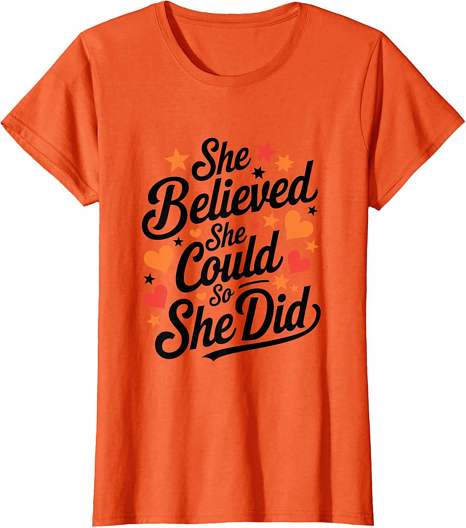  She Believed She Could So She Did T-Shirt Empowering Tee