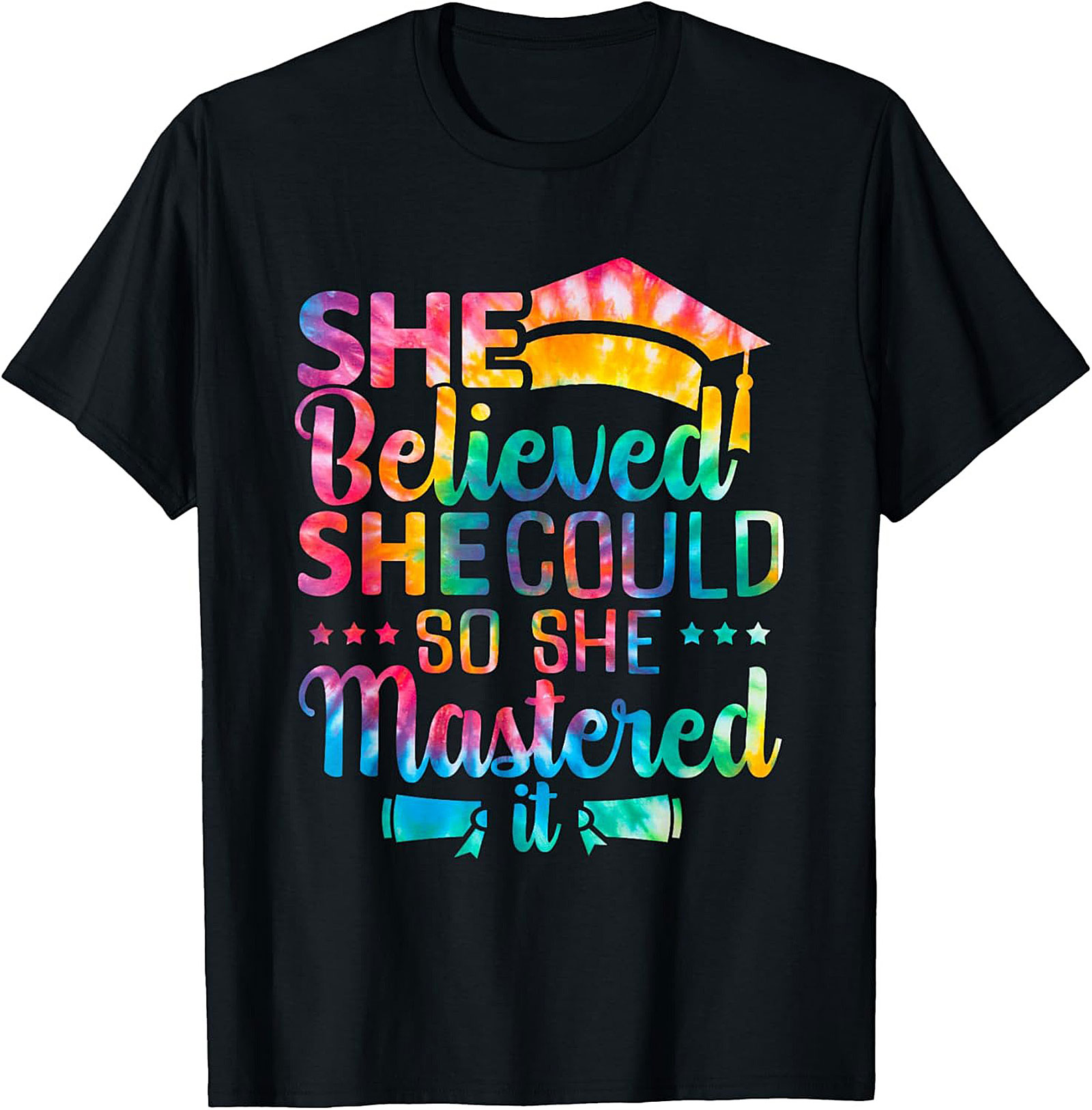 She Believed She Could Graduation T-shirt Gift for Her