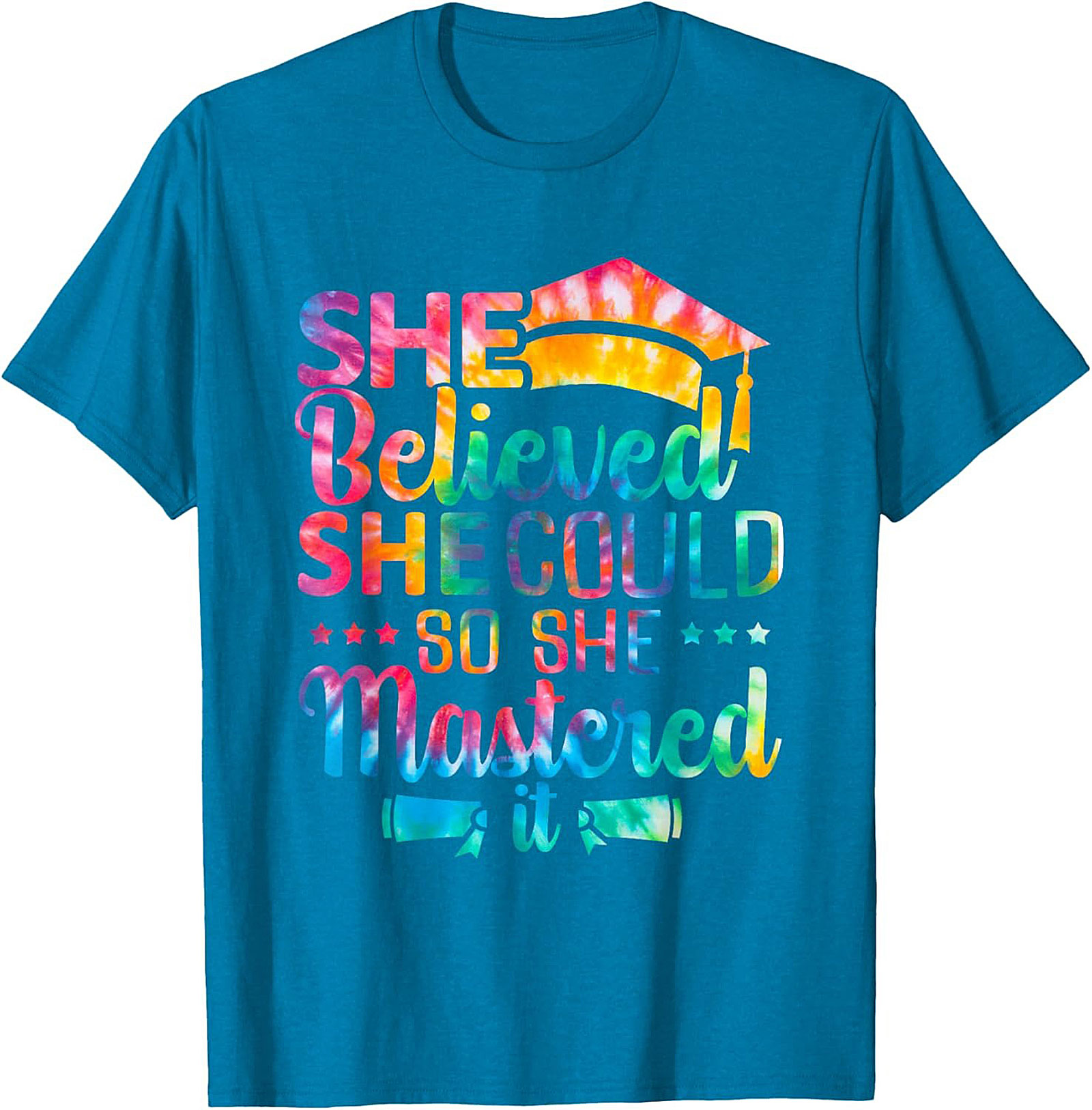 She Believed She Could Graduation T-shirt Gift for Her