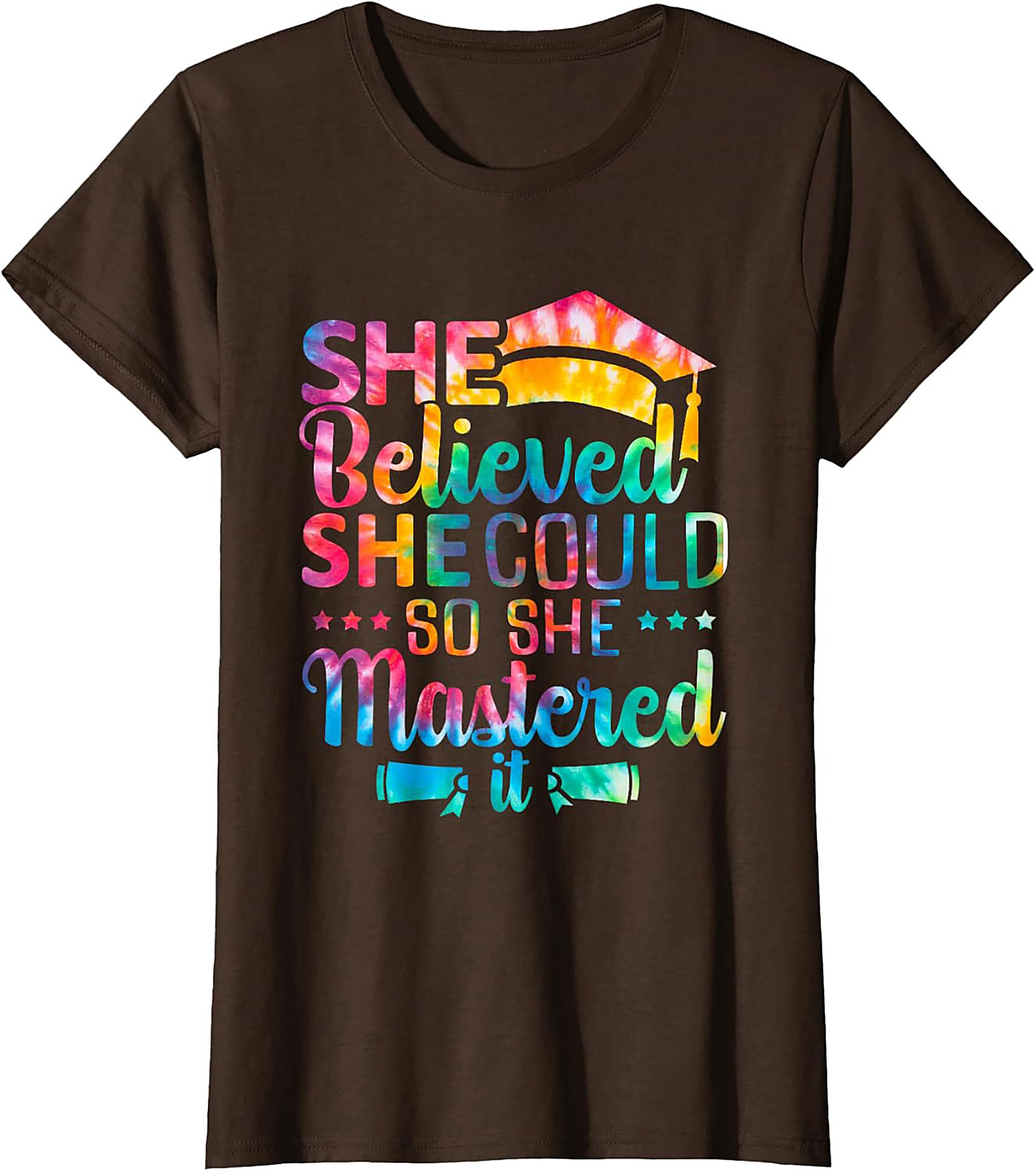 She Believed She Could Graduation T-shirt Gift for Her