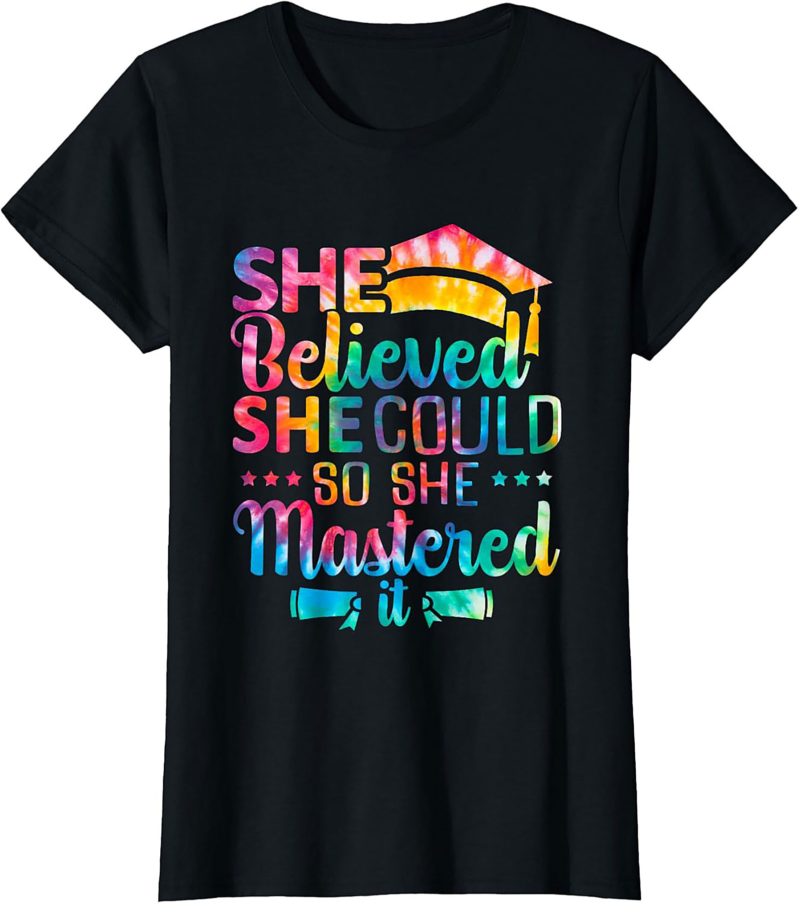 She Believed She Could Graduation T-shirt Gift for Her
