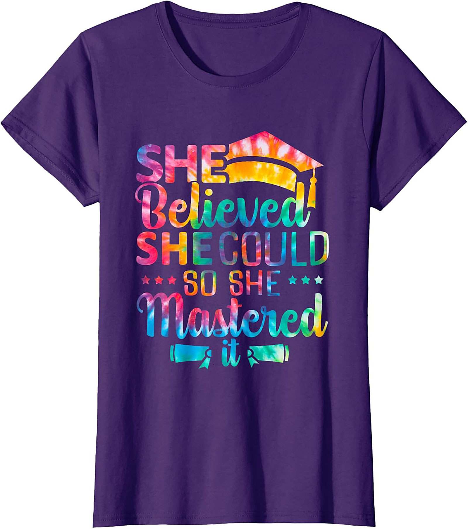 She Believed She Could Graduation T-shirt Gift for Her