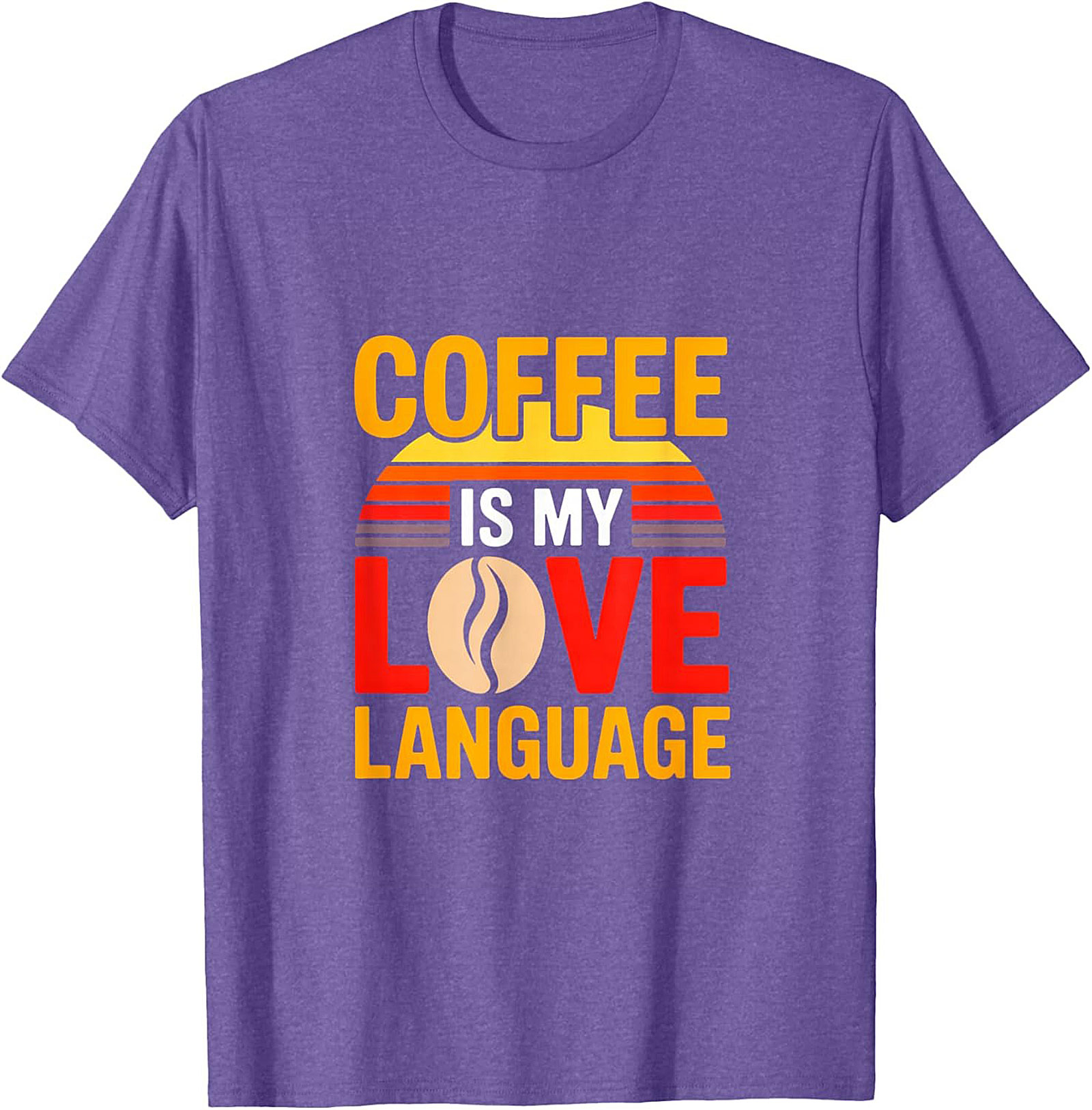 Retro Coffee Is My Love Language T-Shirt Funny Coffee Tee