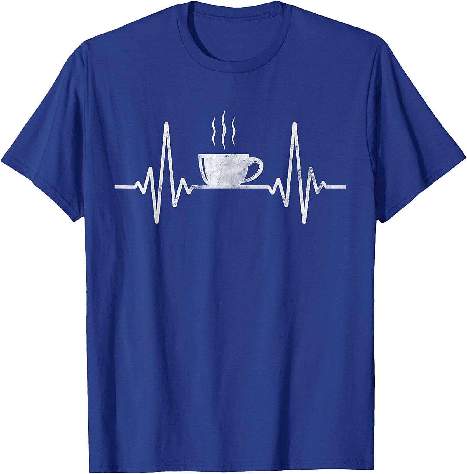 Coffee Heartbeat T-shirt Funny Coffee Lover Graphic Tee