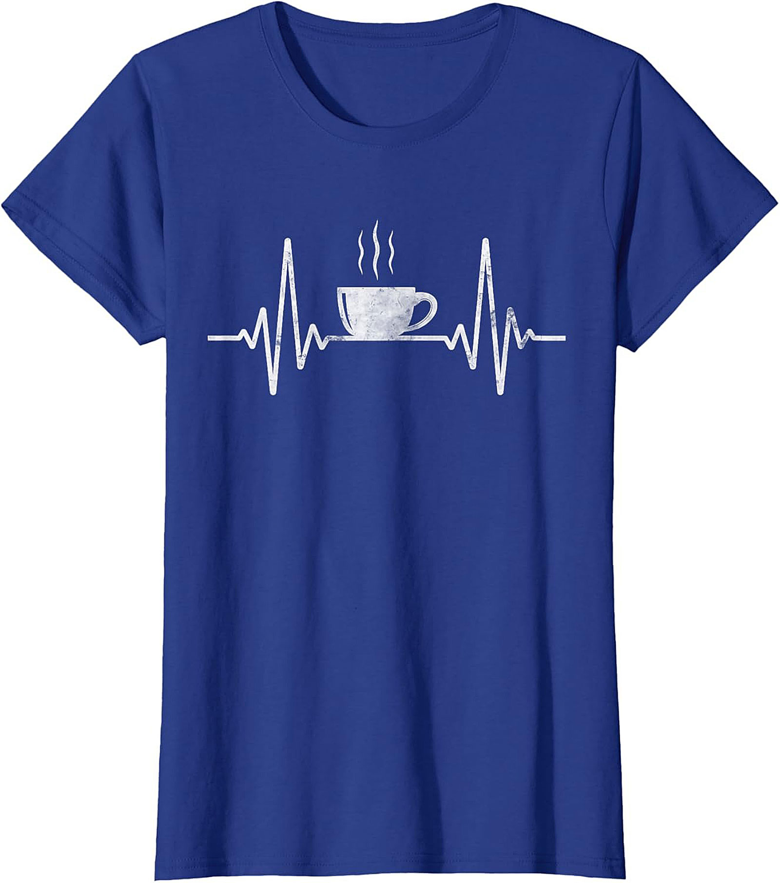 Coffee Heartbeat T-shirt Funny Coffee Lover Graphic Tee