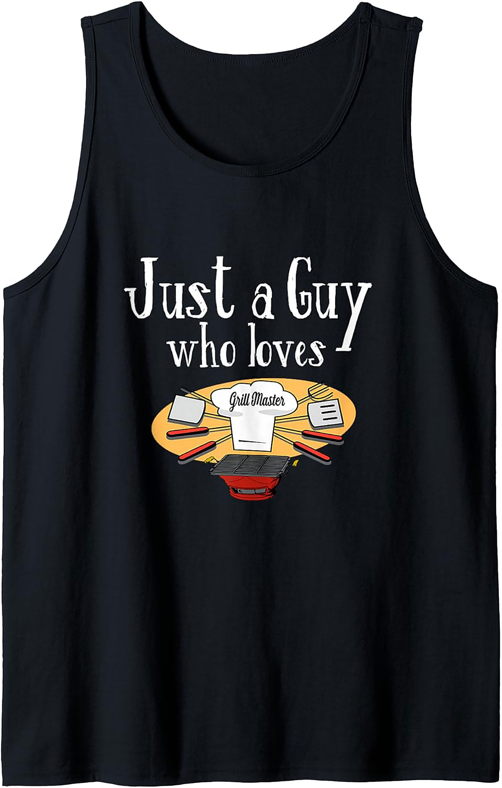 Grill Master Graphic Tank Top - BBQ Lover Sleeveless Shirt