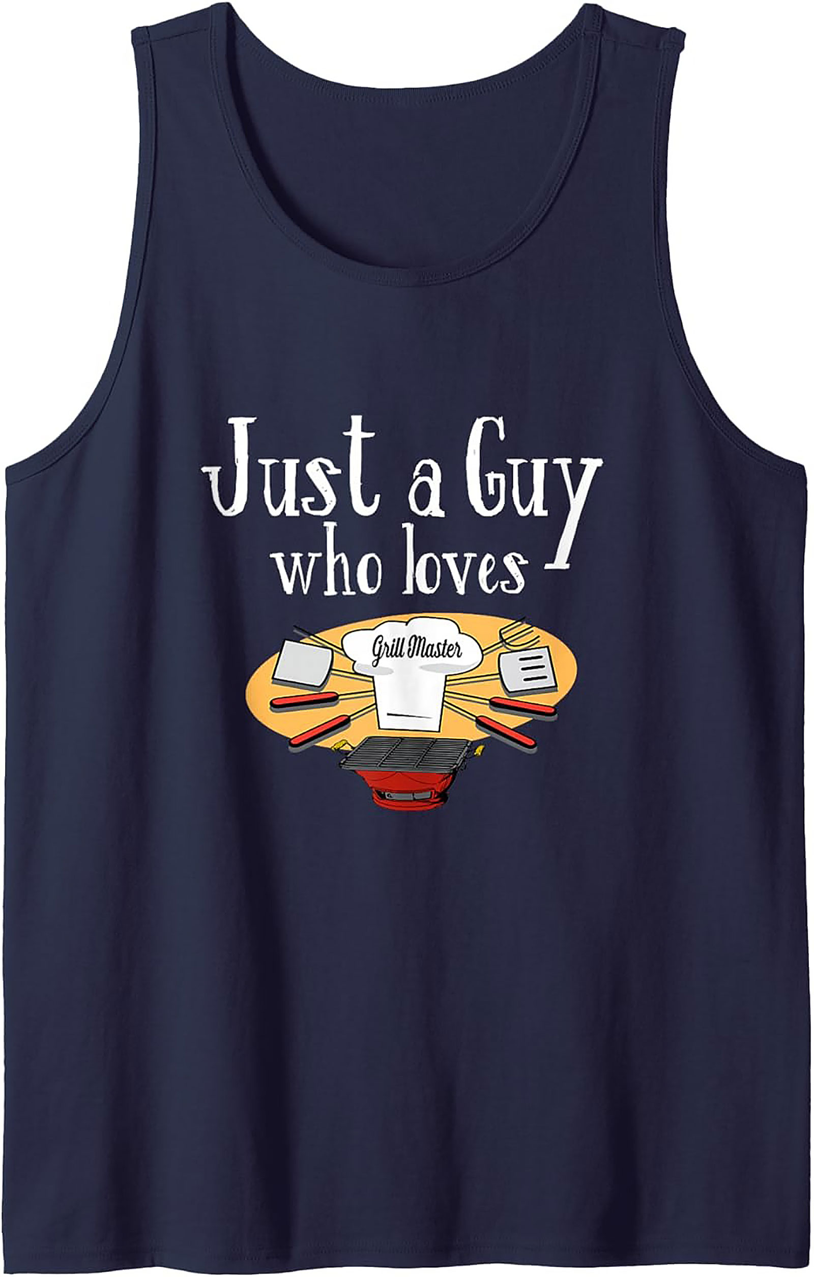 Grill Master Graphic Tank Top - BBQ Lover Sleeveless Shirt
