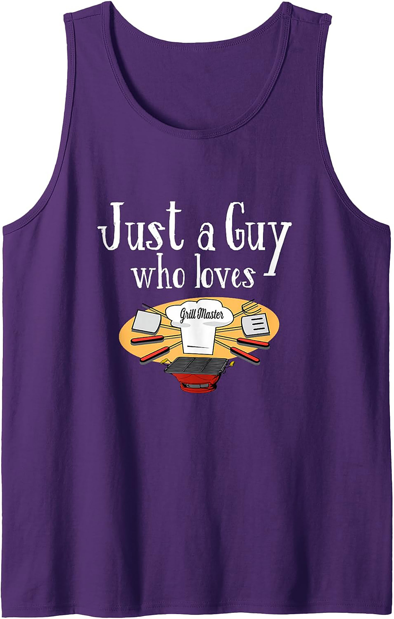 Grill Master Graphic Tank Top - BBQ Lover Sleeveless Shirt