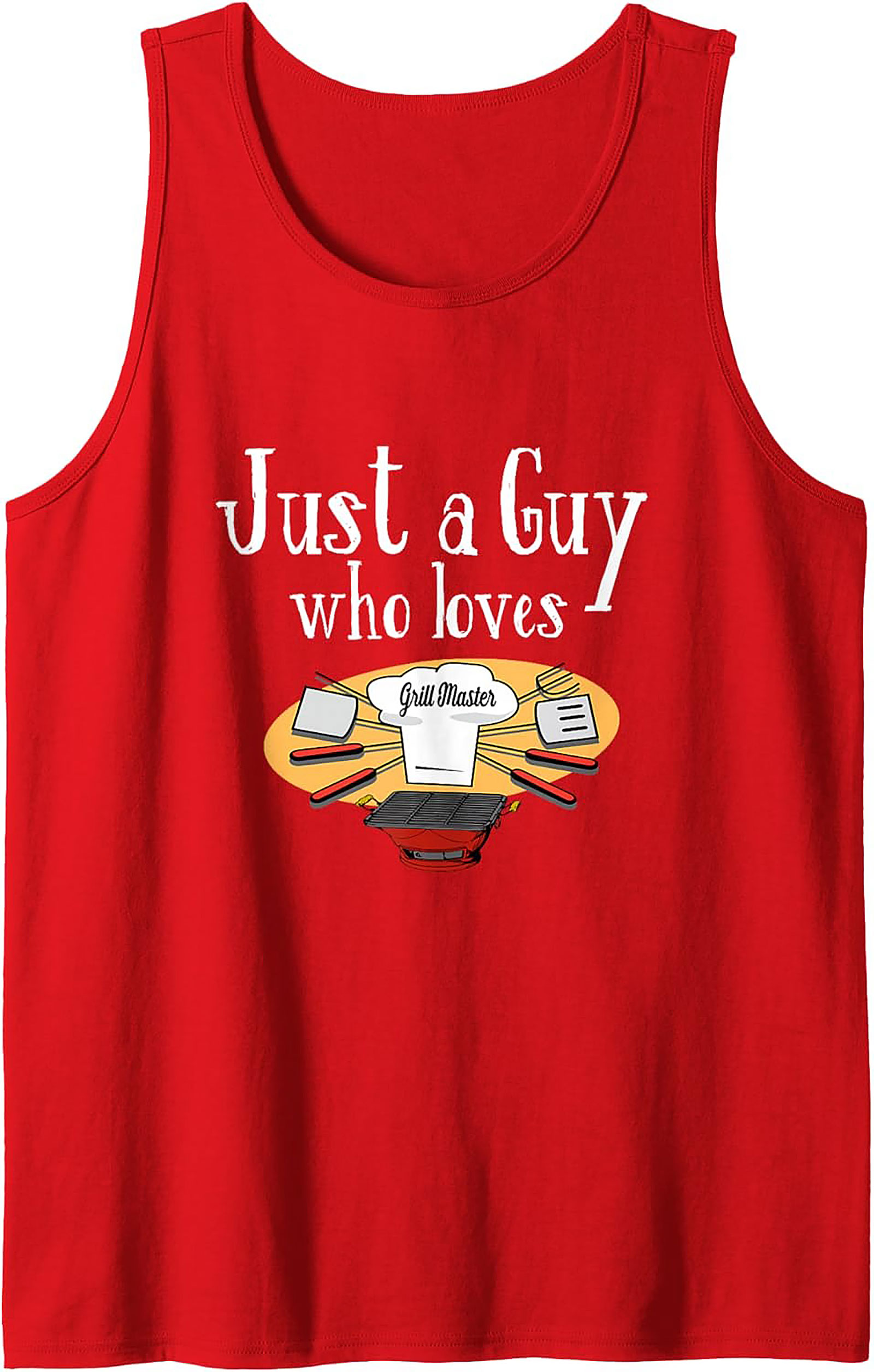 Grill Master Graphic Tank Top - BBQ Lover Sleeveless Shirt