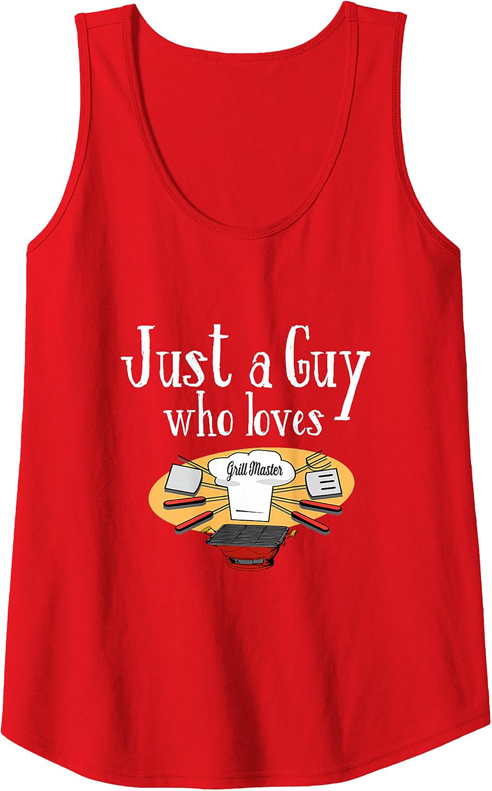 Grill Master Graphic Tank Top - BBQ Lover Sleeveless Shirt