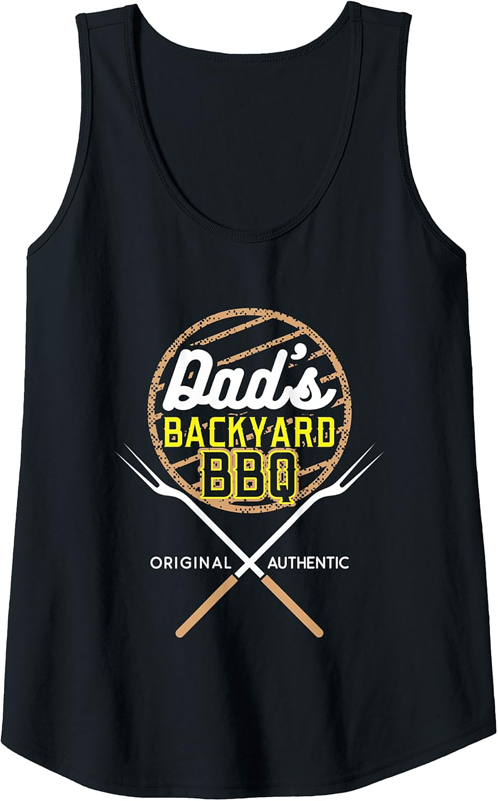 Dad's Backyard BBQ Tank Top - Original Grilling Graphic Tee