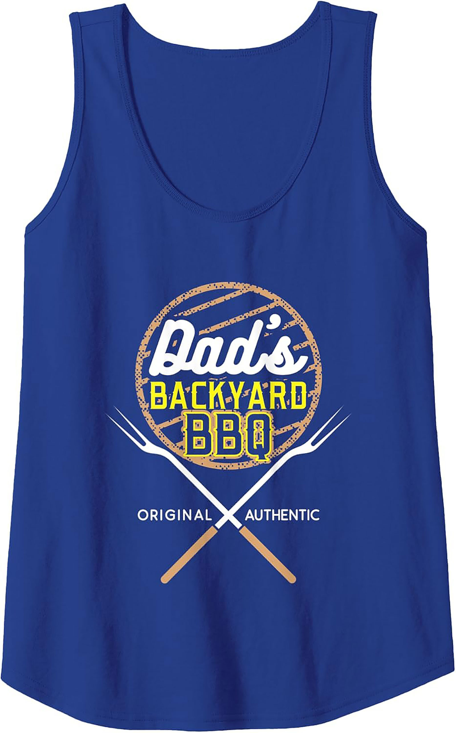Dad's Backyard BBQ Tank Top - Original Grilling Graphic Tee