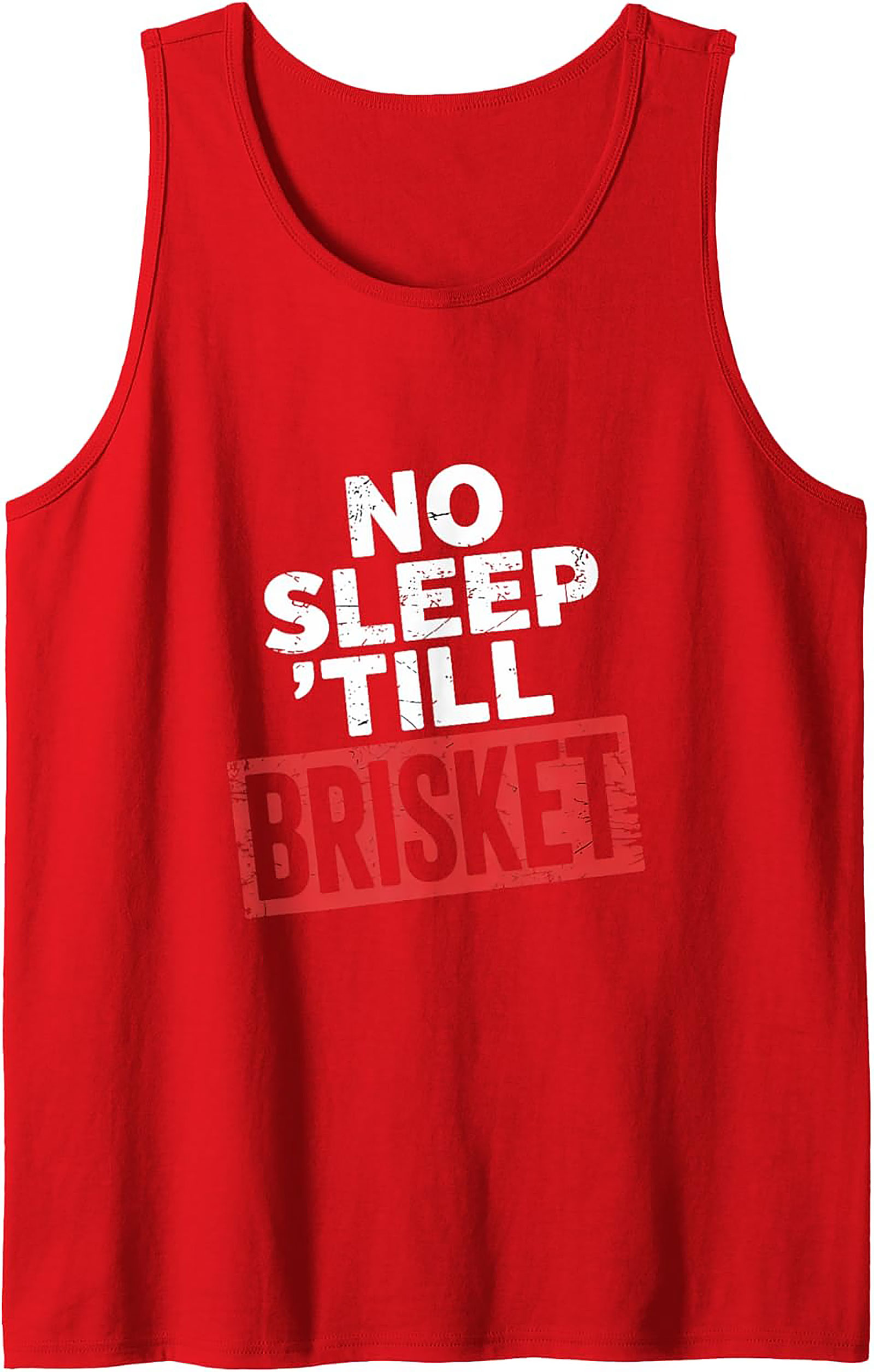 No Sleep Till Brisket BBQ Tank Top | Funny Pitmaster Shirt