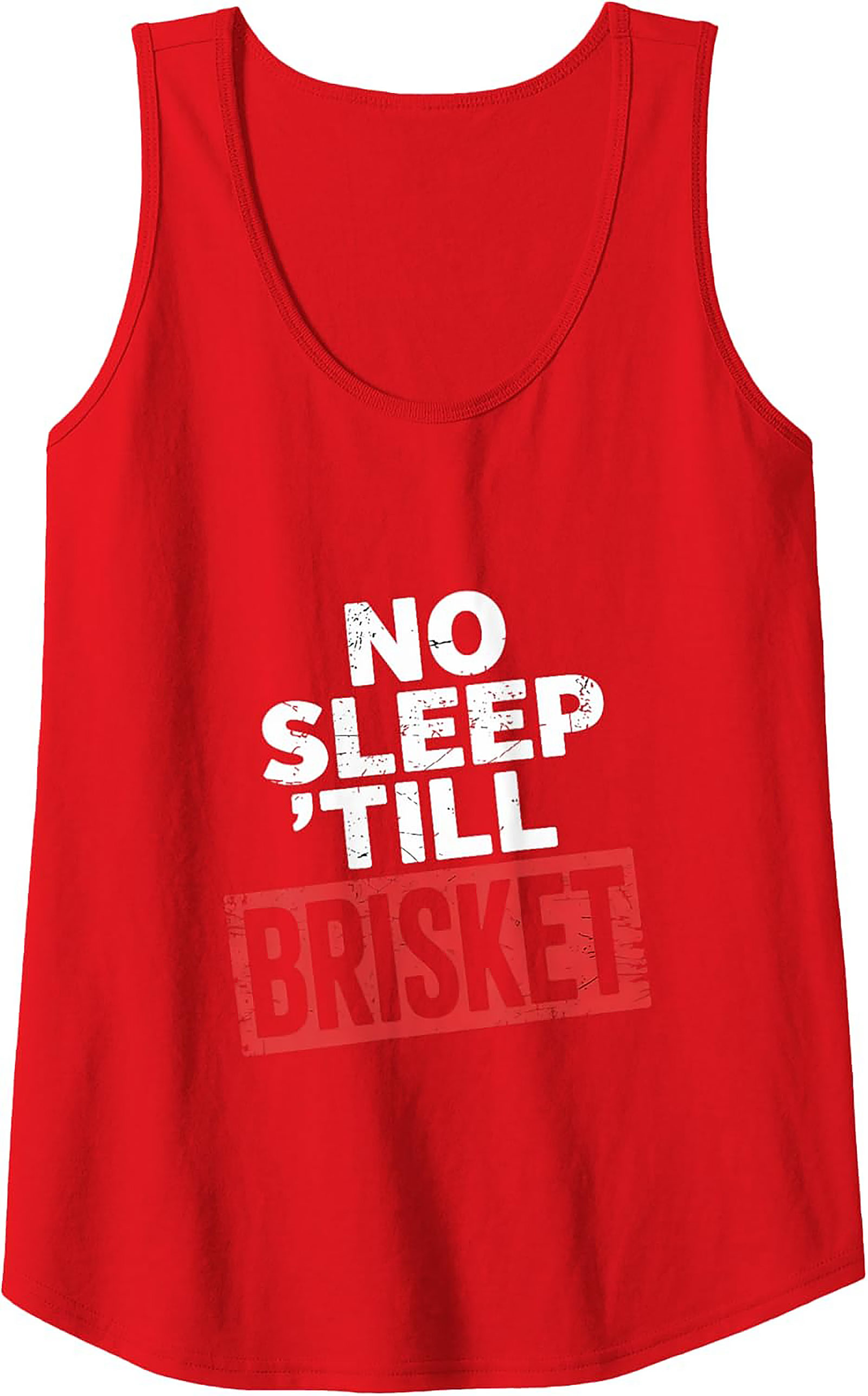 No Sleep Till Brisket BBQ Tank Top | Funny Pitmaster Shirt