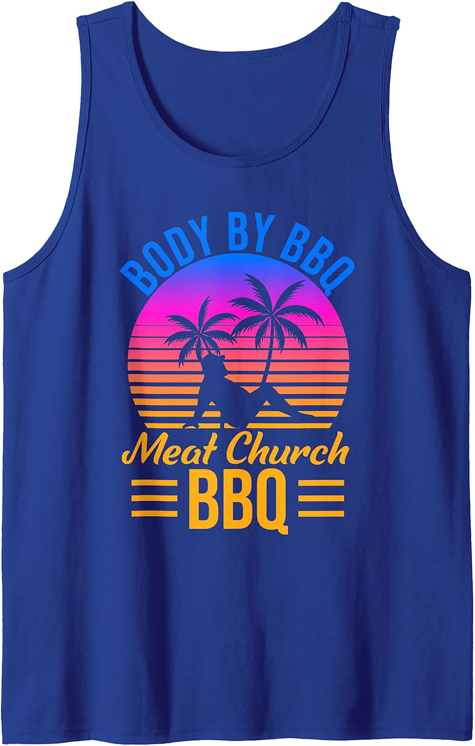 Body By BBQ Meat Church Tank Top | Funny Grilling Tank