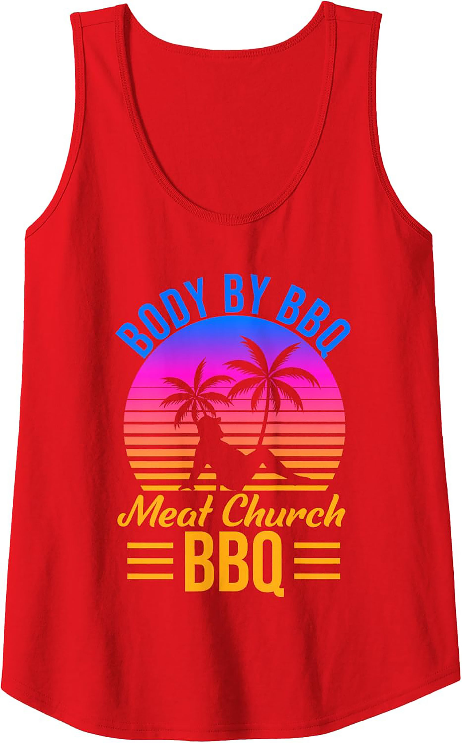 Body By BBQ Meat Church Tank Top | Funny Grilling Tank