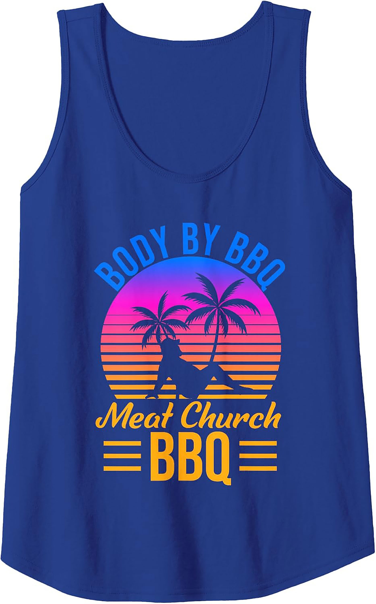 Body By BBQ Meat Church Tank Top | Funny Grilling Tank