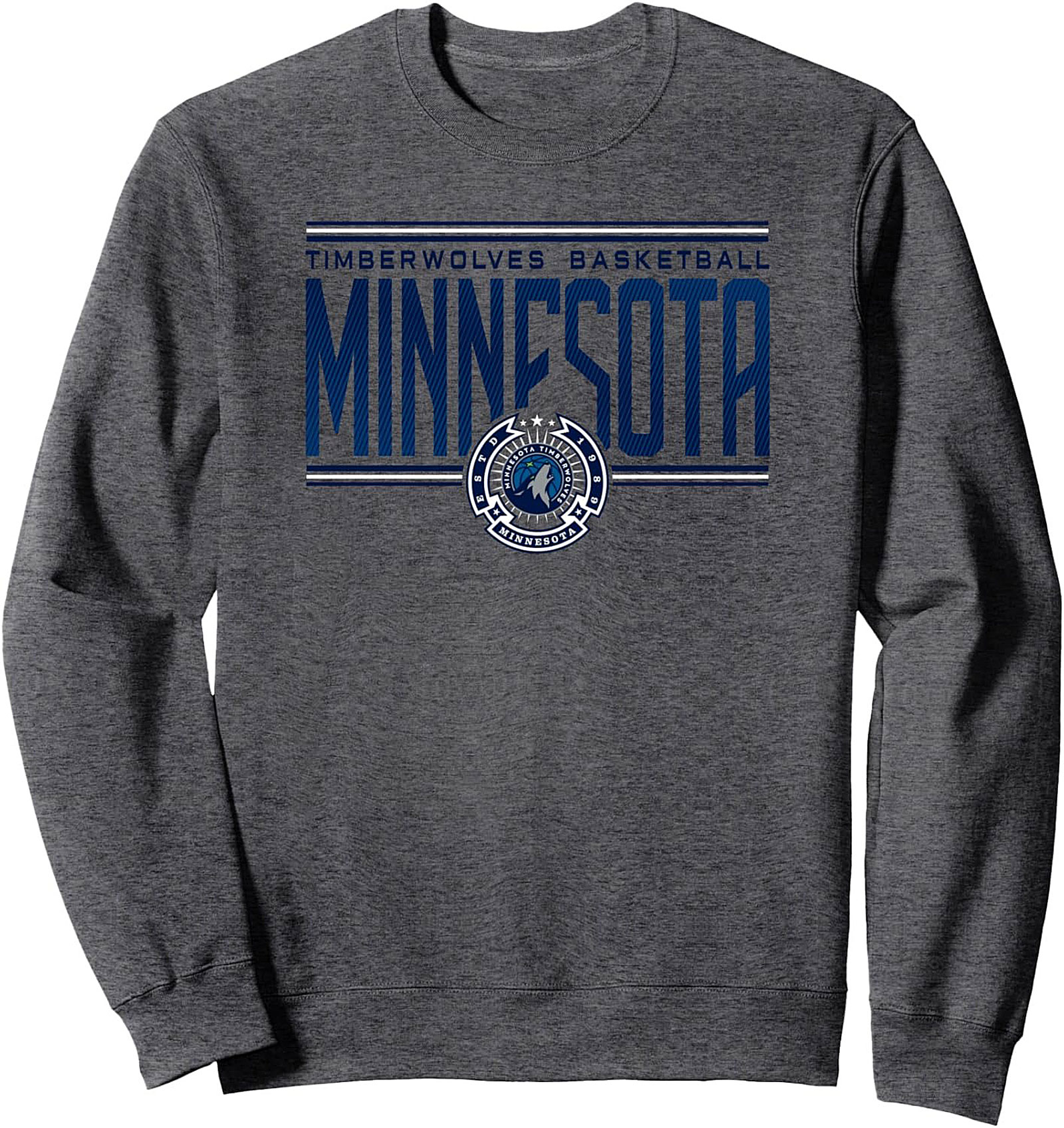 Minnesota Timberwolves Basketball Crewneck Sweatshirt Fan Gear