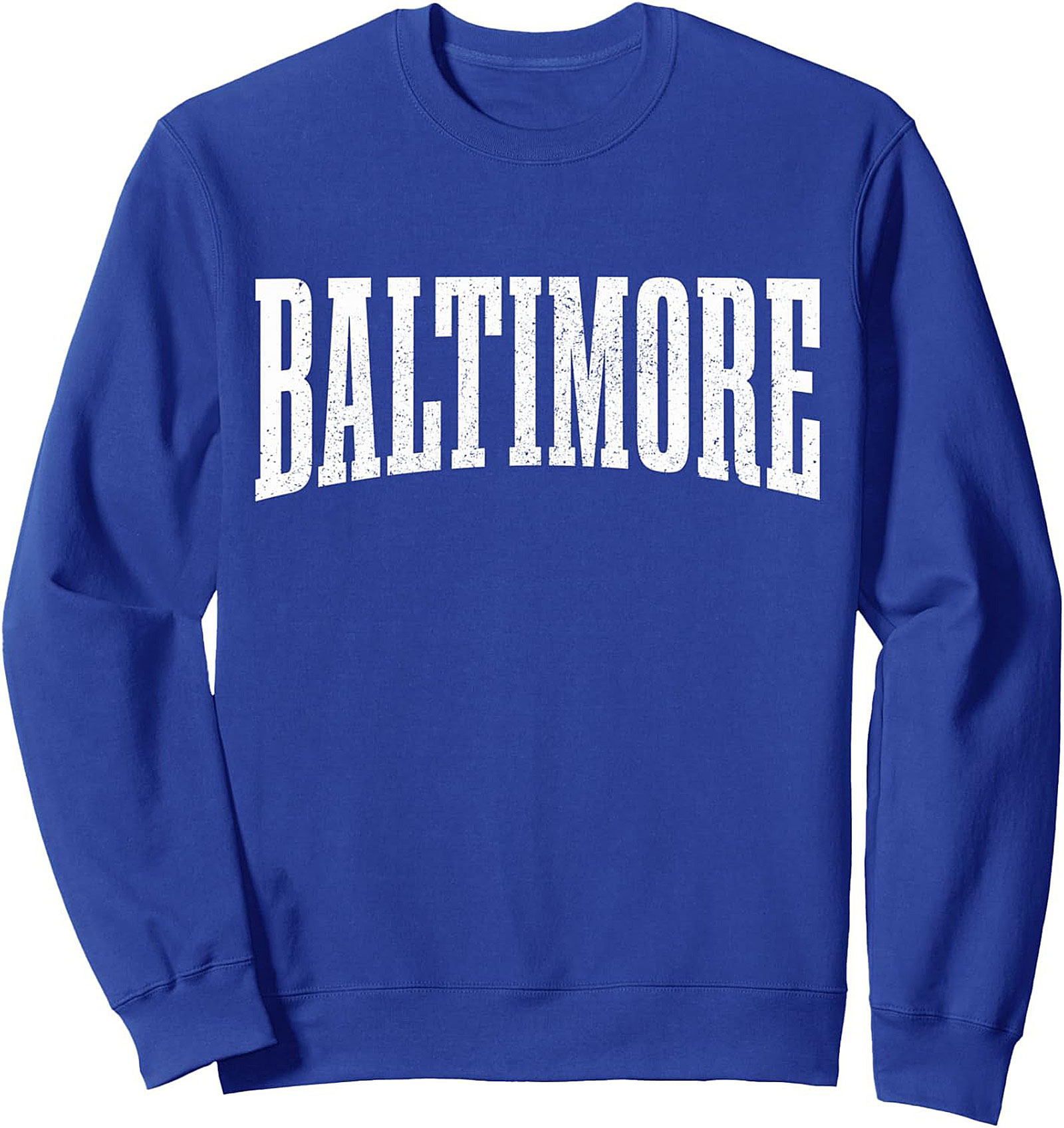 Baltimore Graphic Sweatshirt Vintage Crewneck Pullover