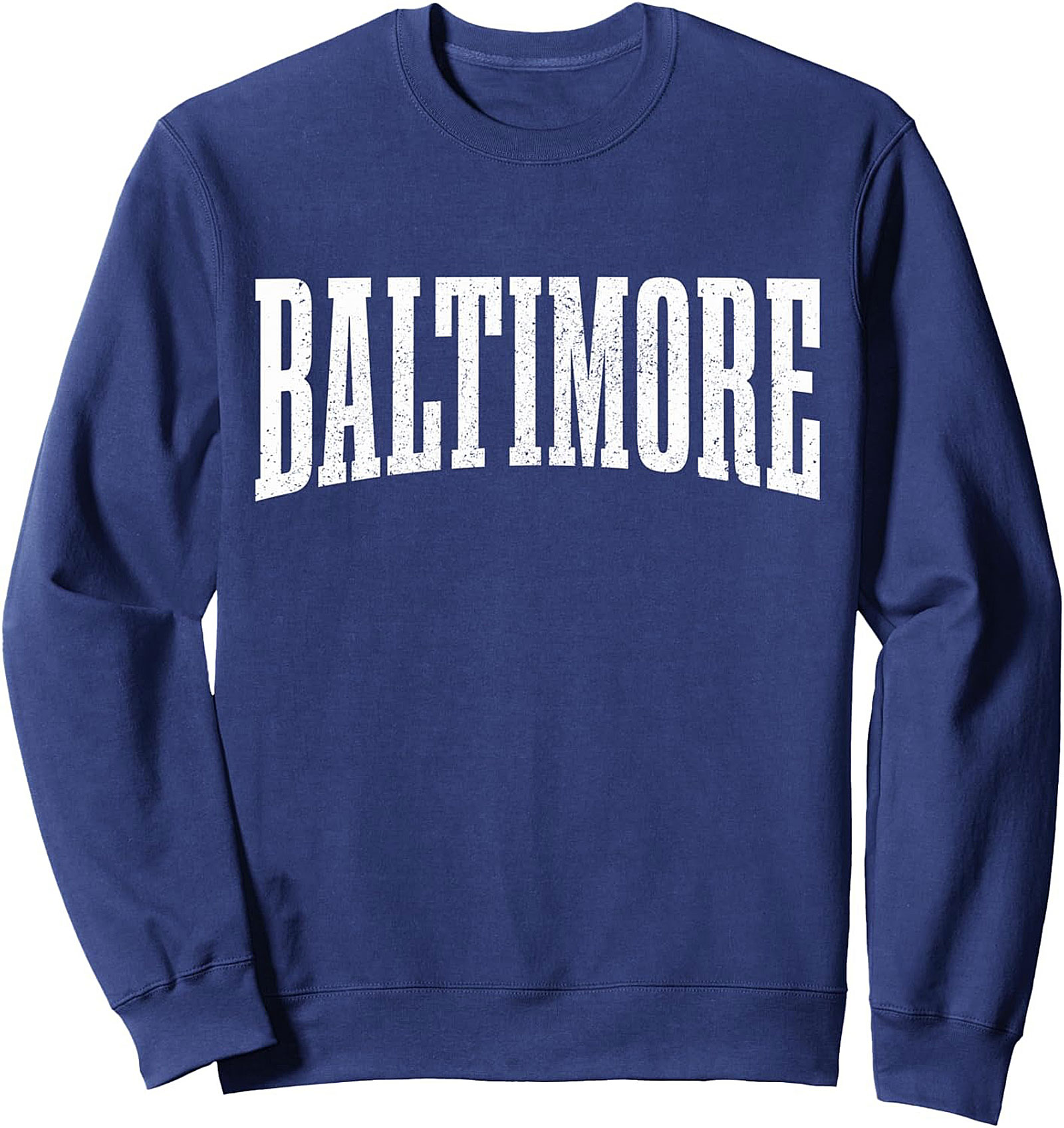 Baltimore Graphic Sweatshirt Vintage Crewneck Pullover