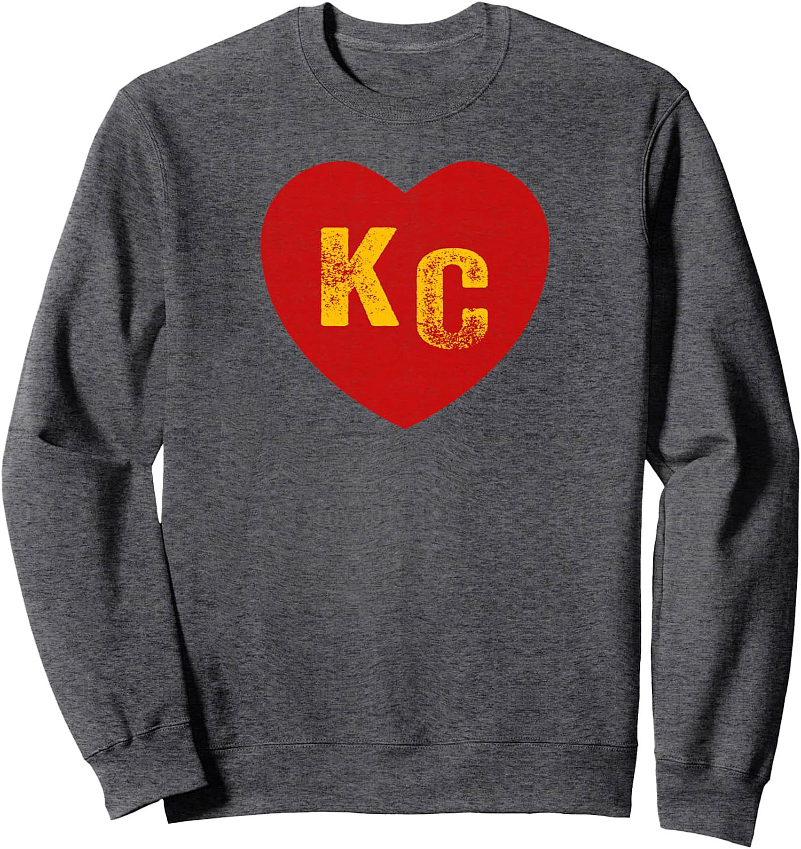 KC Heart Graphic Sweatshirt Kansas City Pride Crewneck