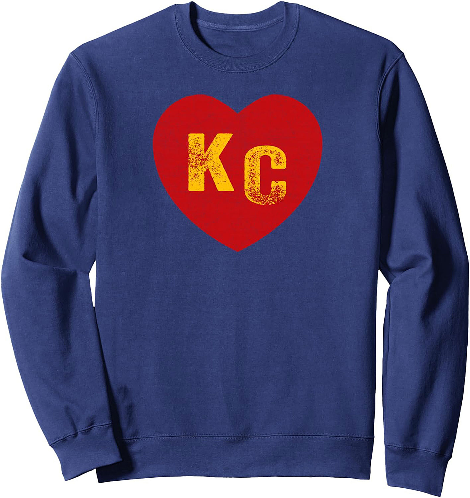 KC Heart Graphic Sweatshirt Kansas City Pride Crewneck