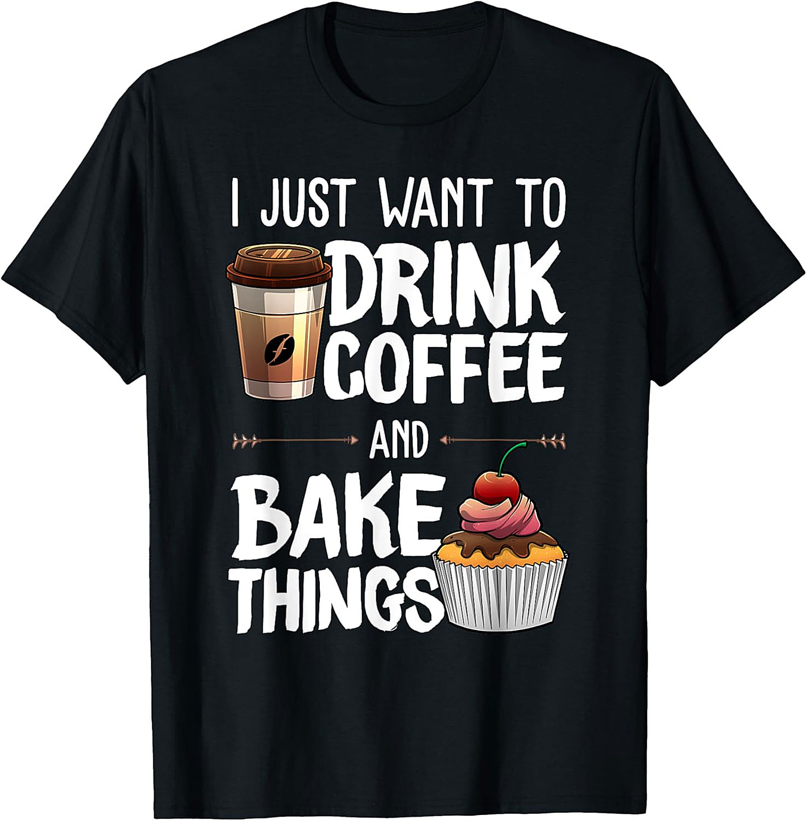 Coffee and Baking T-Shirt - Funny Baker Graphic Tee