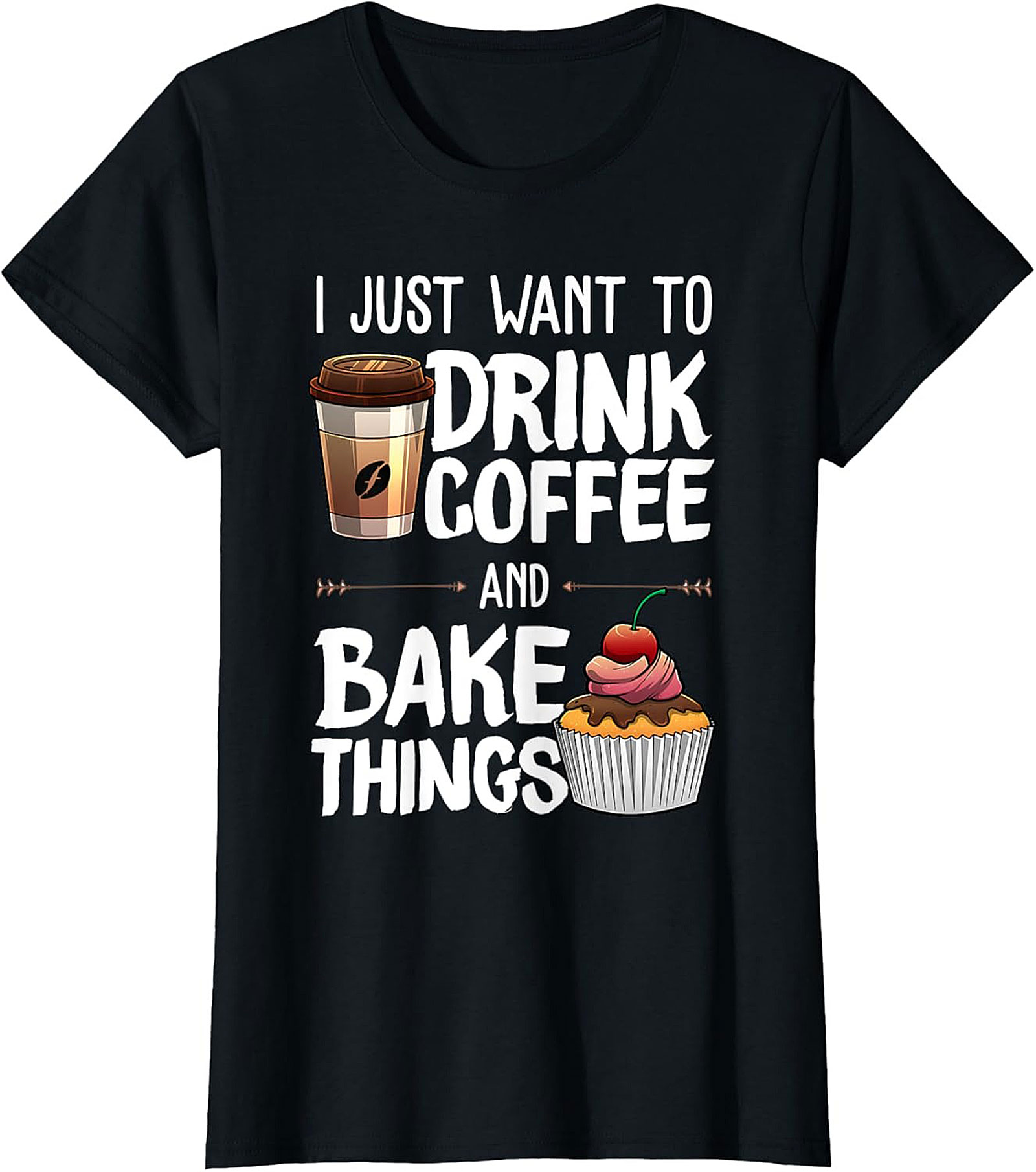 Coffee and Baking T-Shirt - Funny Baker Graphic Tee