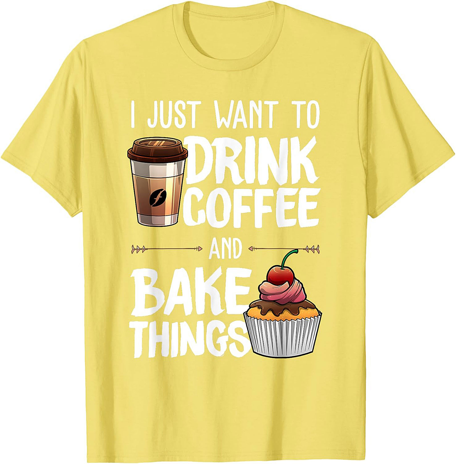 Coffee and Baking T-Shirt - Funny Baker Graphic Tee