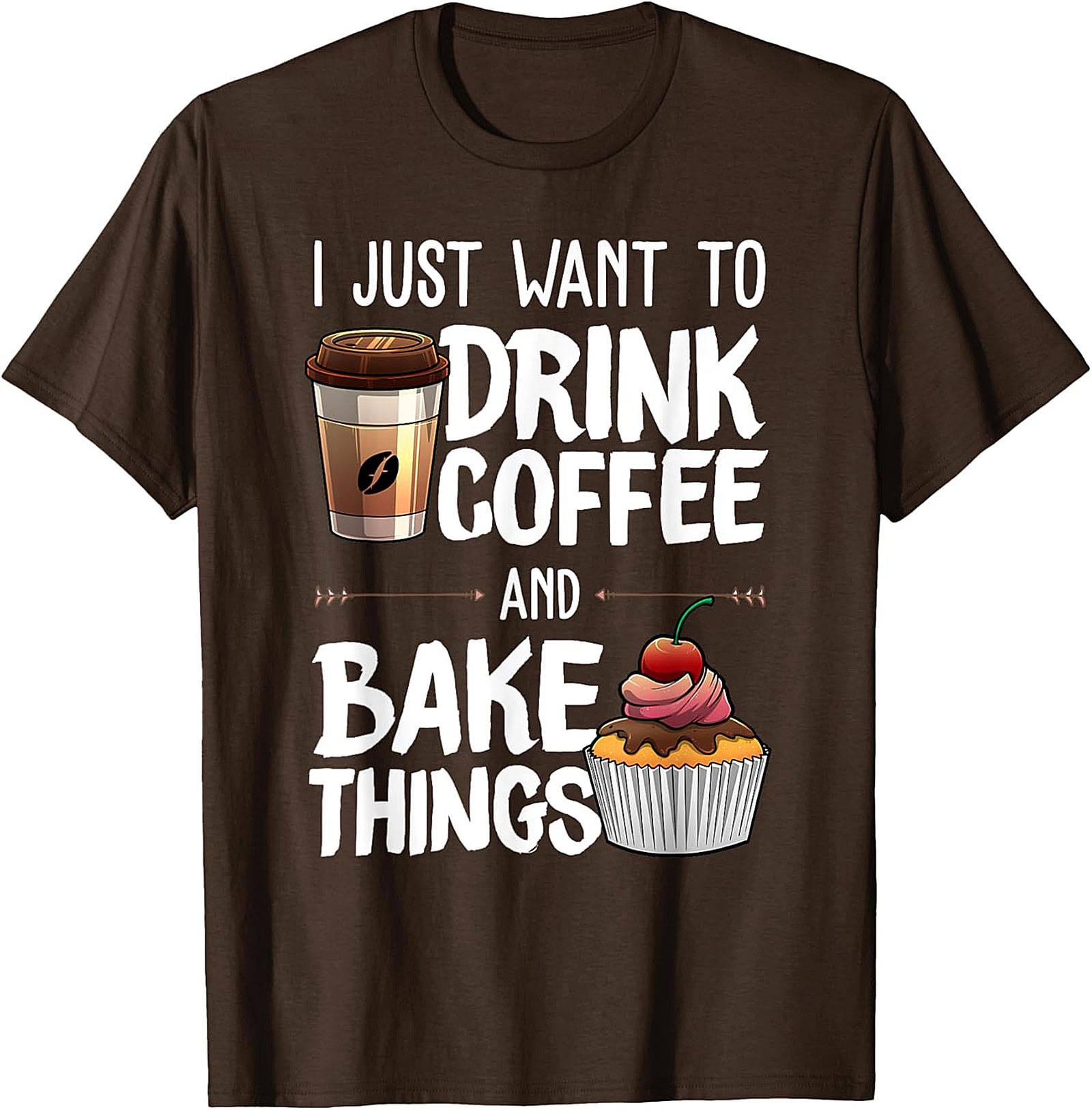 Coffee and Baking T-Shirt - Funny Baker Graphic Tee