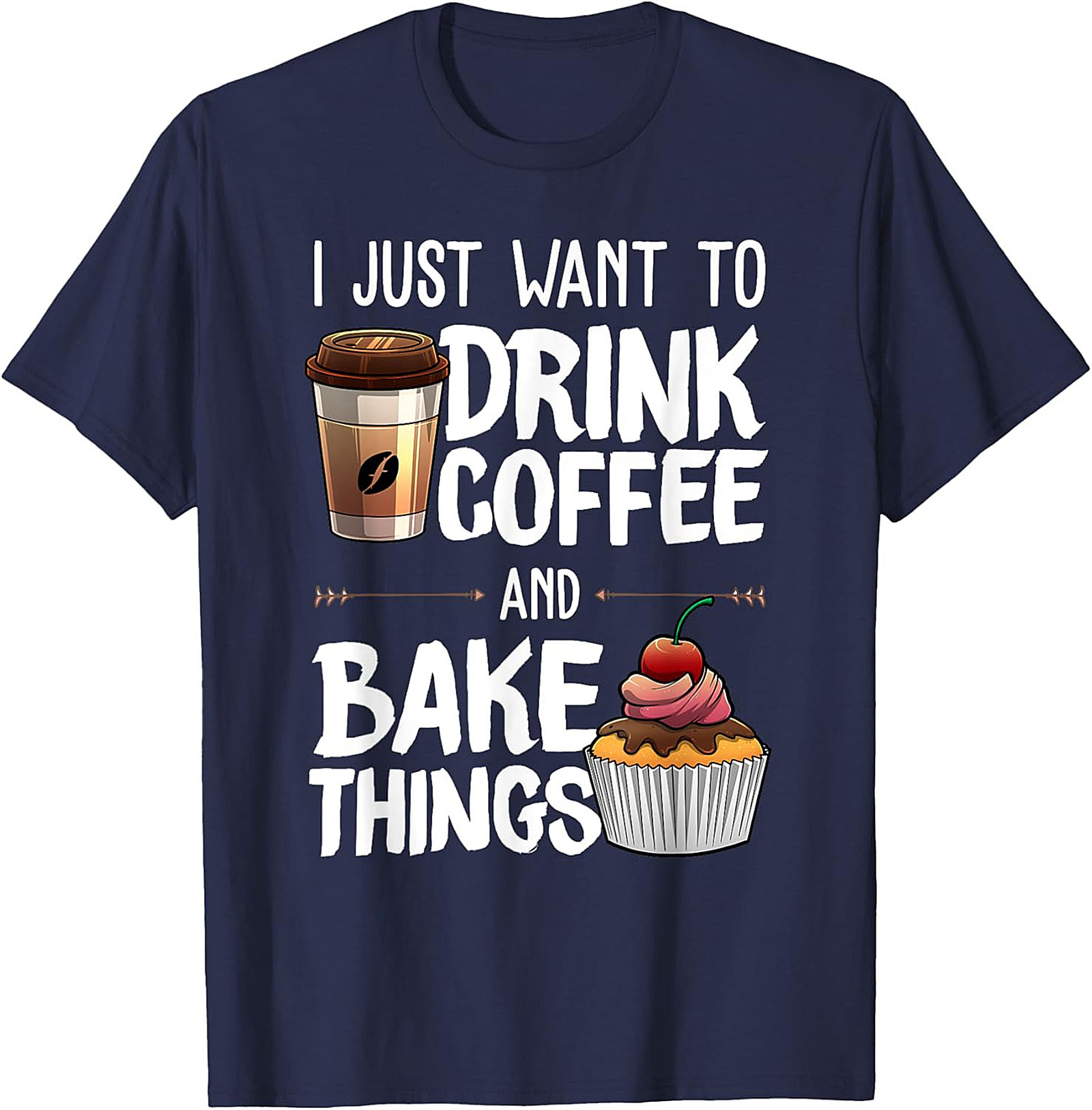 Coffee and Baking T-Shirt - Funny Baker Graphic Tee
