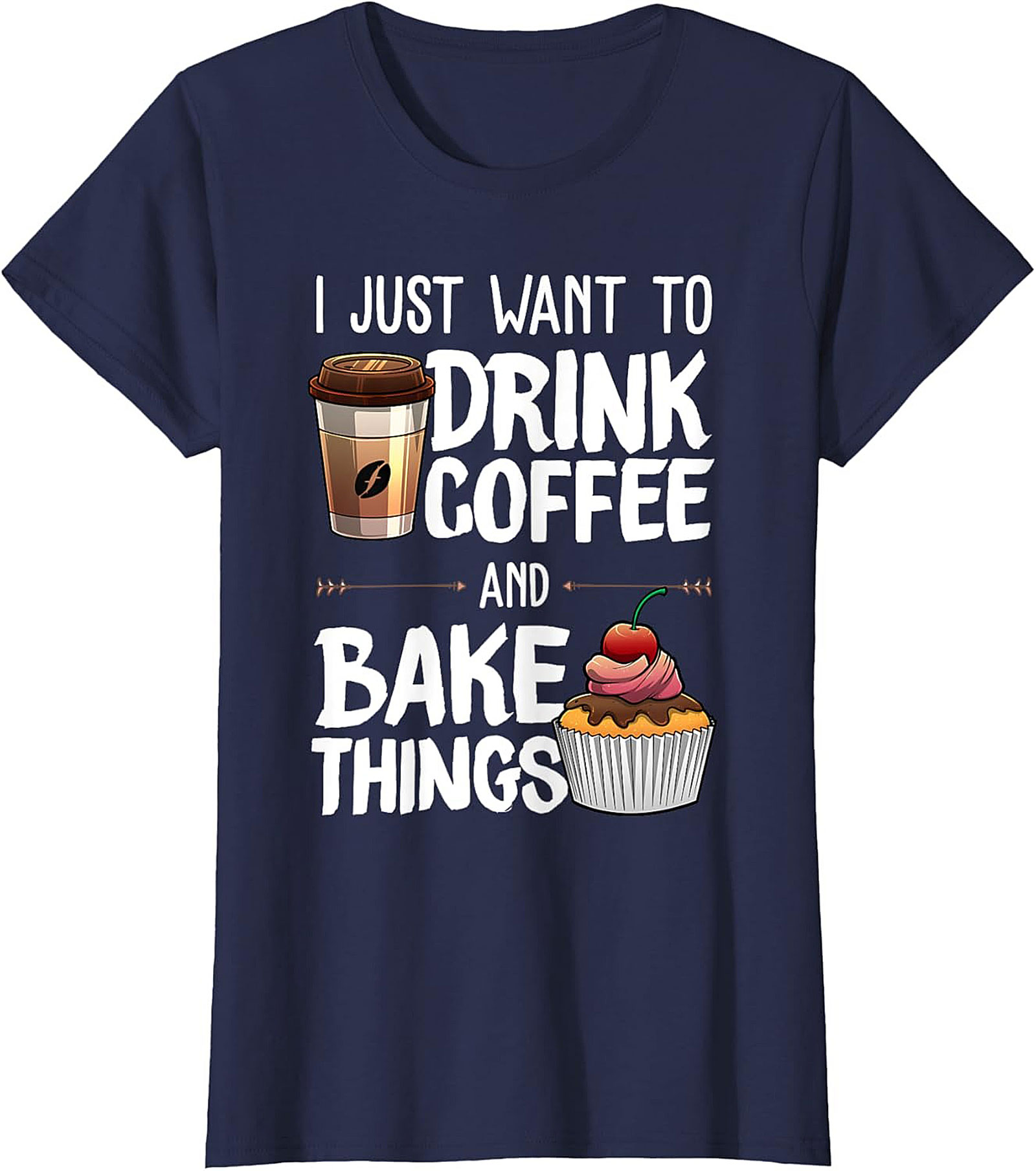 Coffee and Baking T-Shirt - Funny Baker Graphic Tee