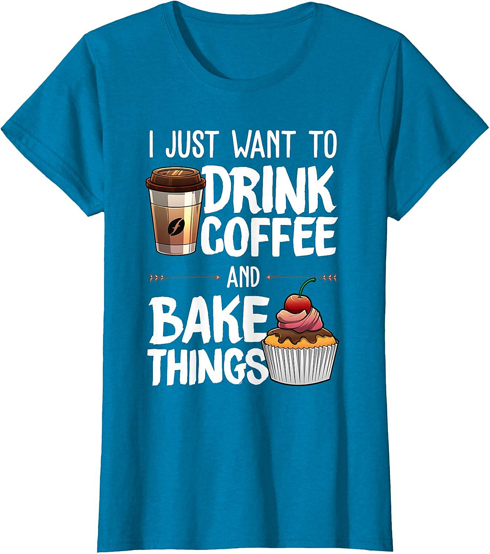 Coffee and Baking T-Shirt - Funny Baker Graphic Tee