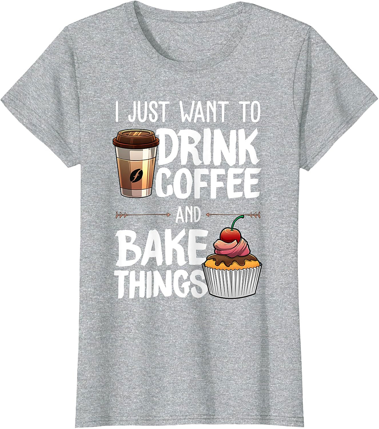 Coffee and Baking T-Shirt - Funny Baker Graphic Tee