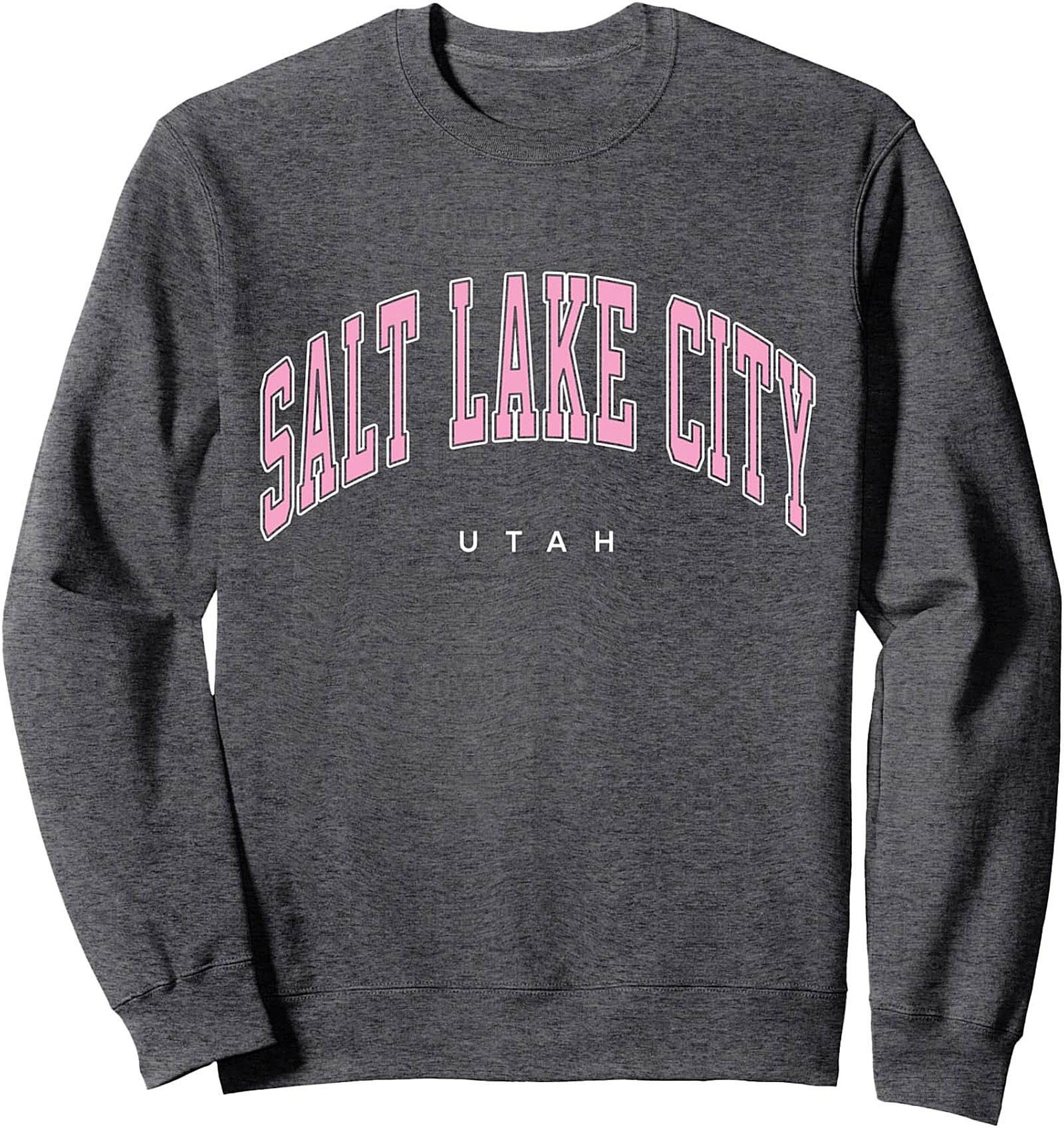 Salt Lake City Graphic Sweatshirt Utah Collegiate Crewneck