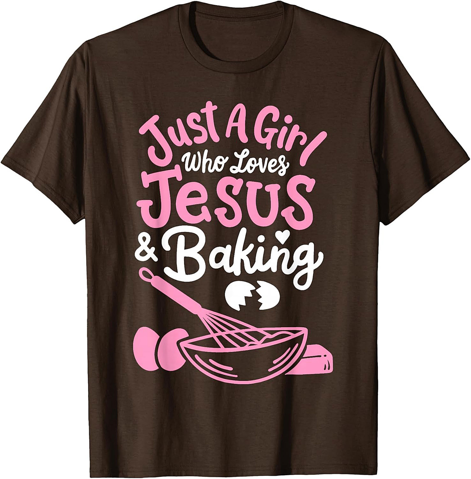 Jesus and Baking T-shirt - Cute Christian Baker Graphic Tee
