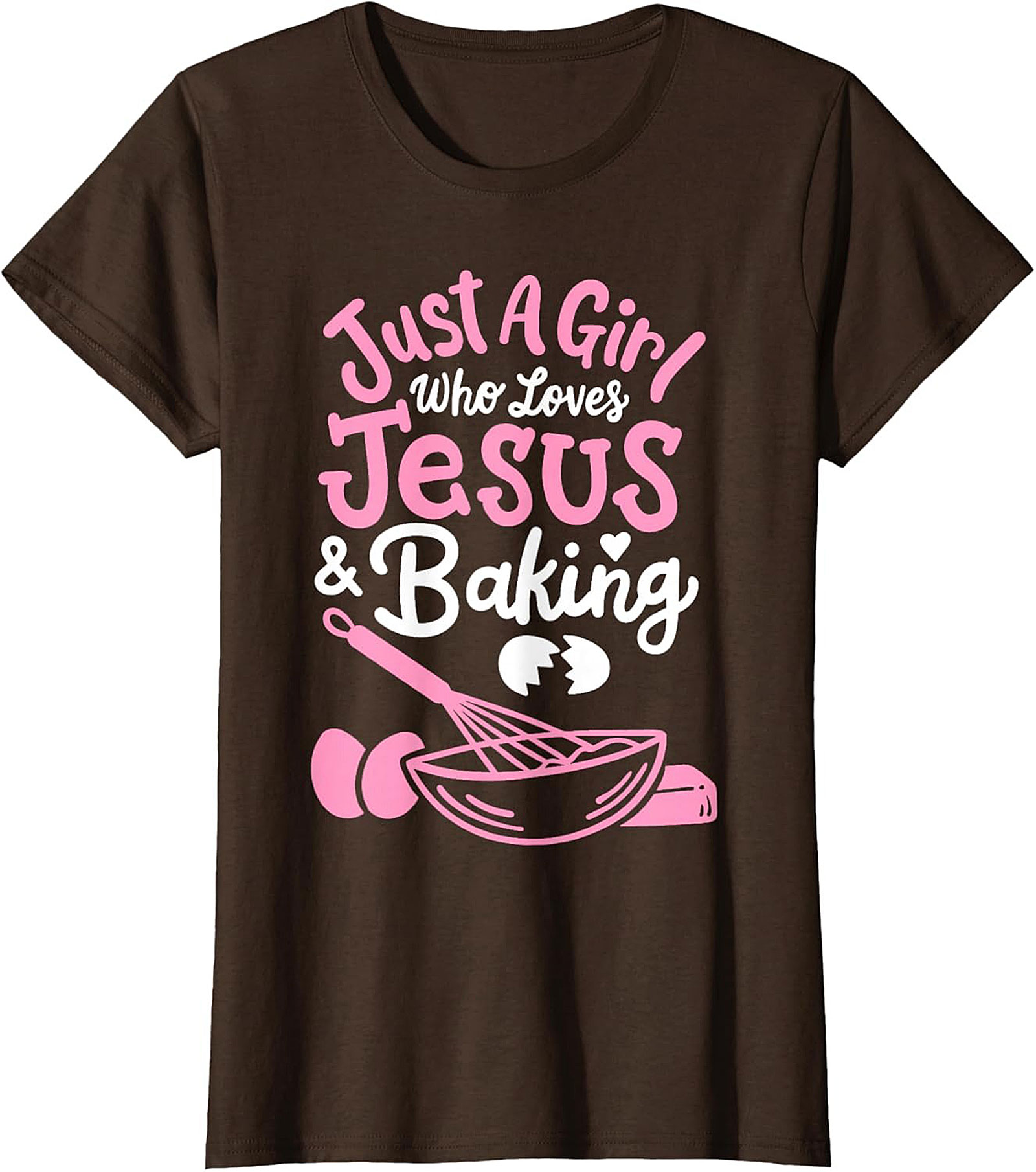 Jesus and Baking T-shirt - Cute Christian Baker Graphic Tee