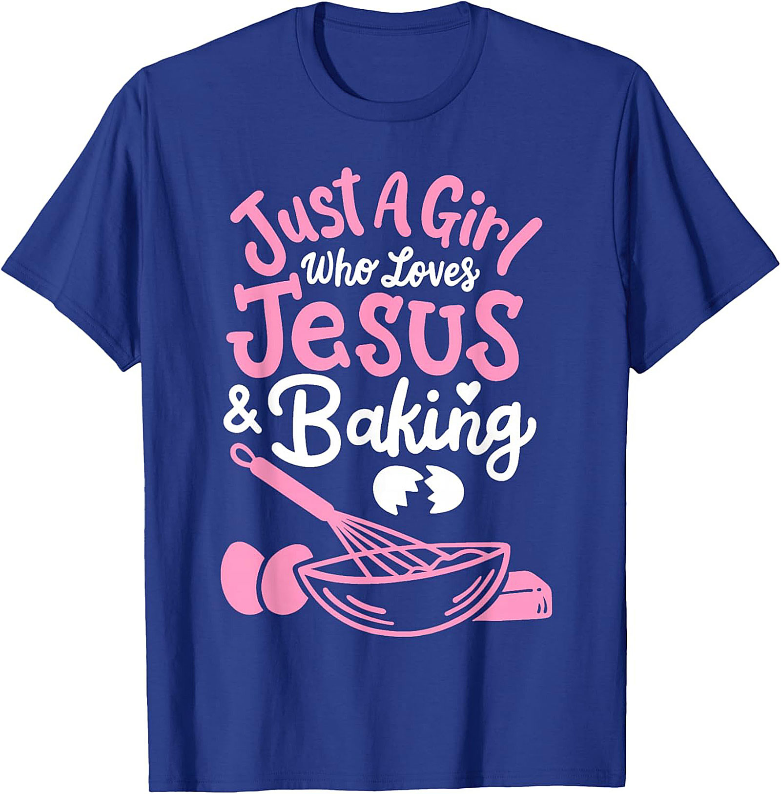 Jesus and Baking T-shirt - Cute Christian Baker Graphic Tee