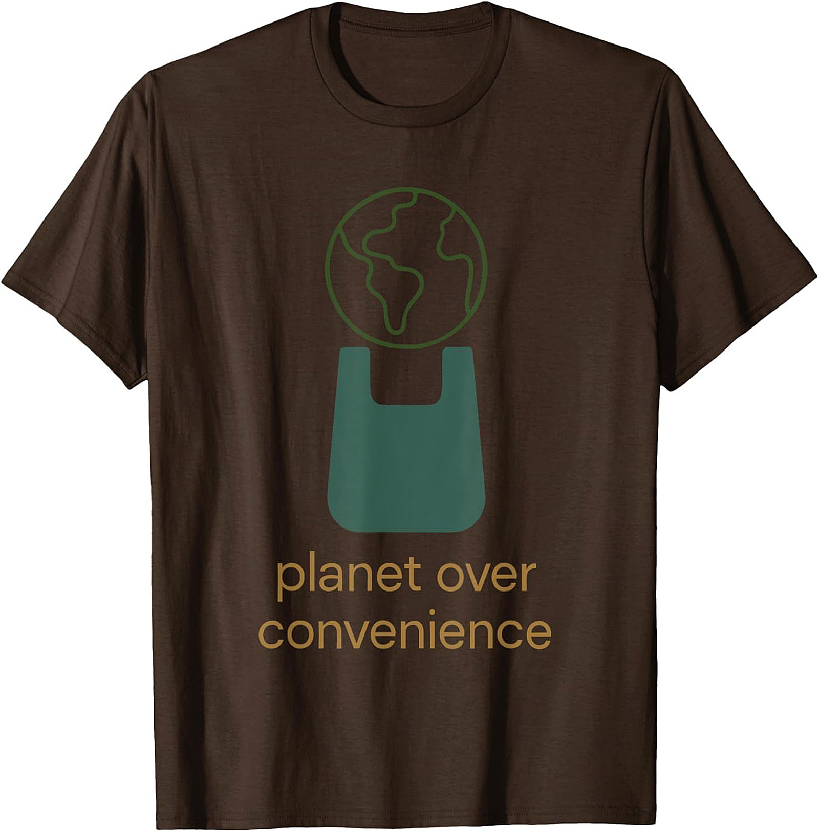 Planet Over Convenience T-shirt | Eco-Friendly Graphic Tee