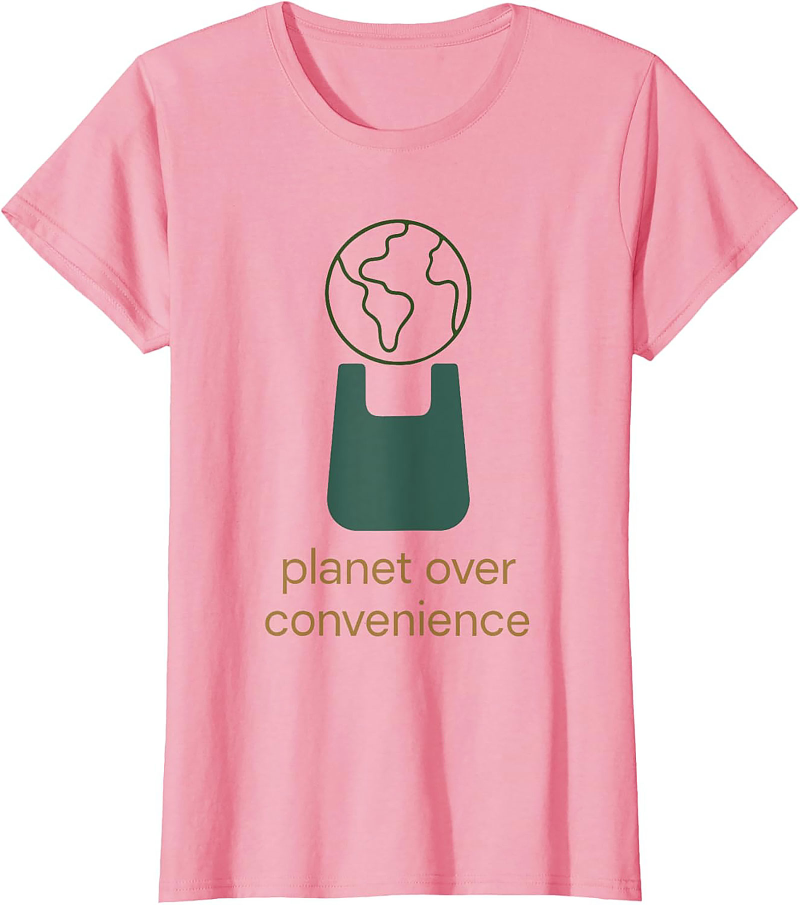 Planet Over Convenience T-shirt | Eco-Friendly Graphic Tee