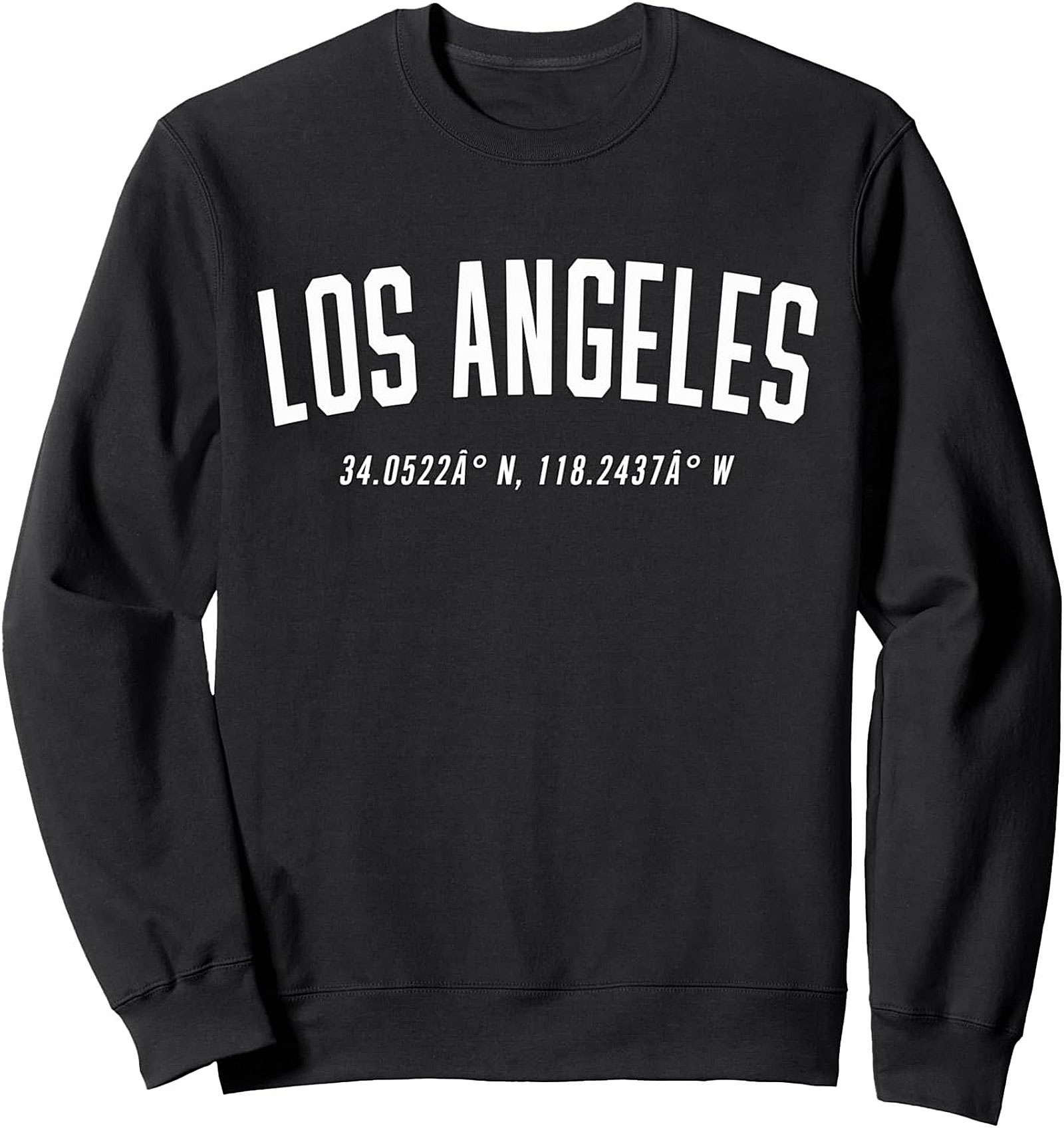 Los Angeles Coordinates Sweatshirt - Unisex Crewneck