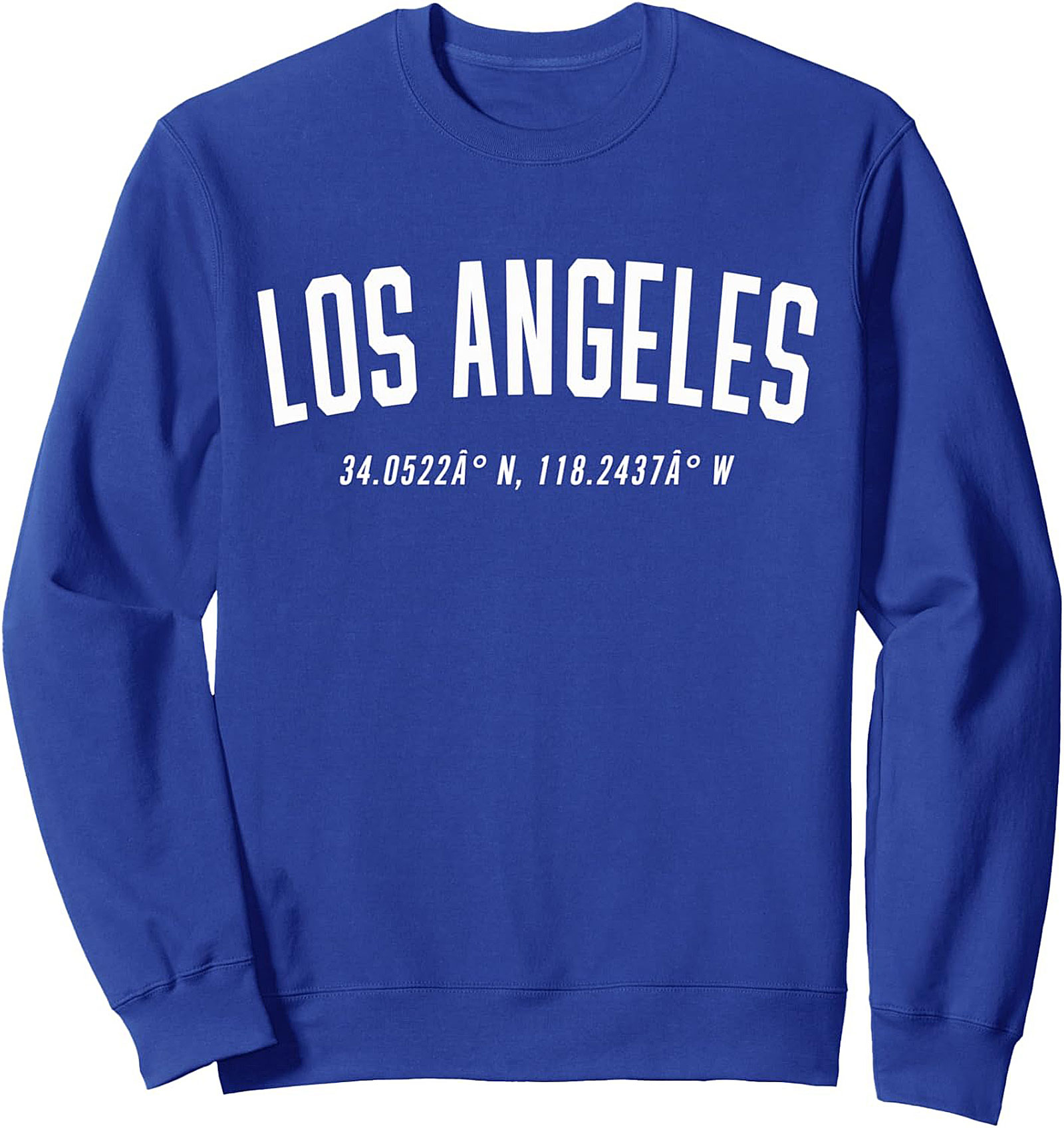 Los Angeles Coordinates Sweatshirt - Unisex Crewneck