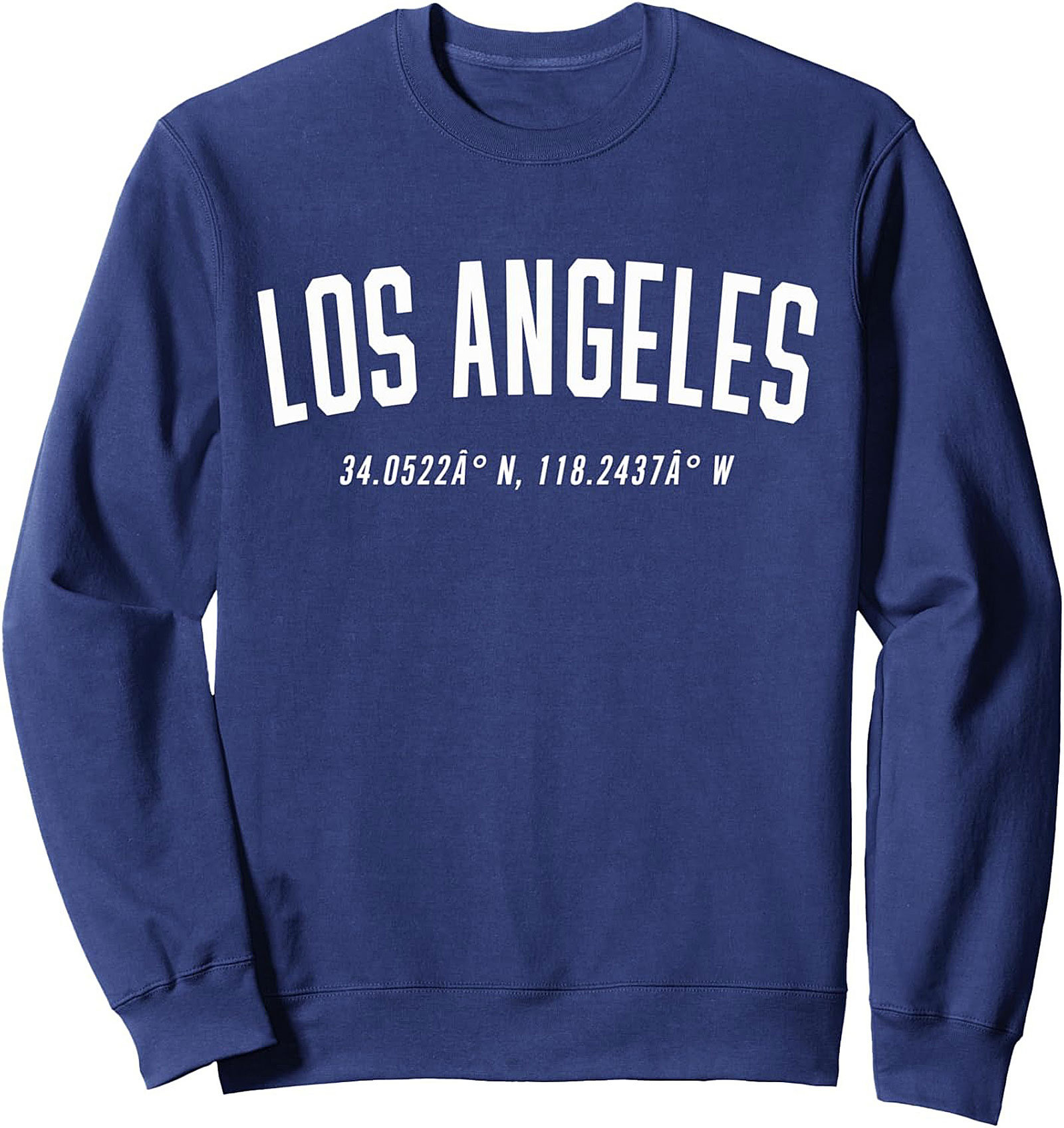 Los Angeles Coordinates Sweatshirt - Unisex Crewneck