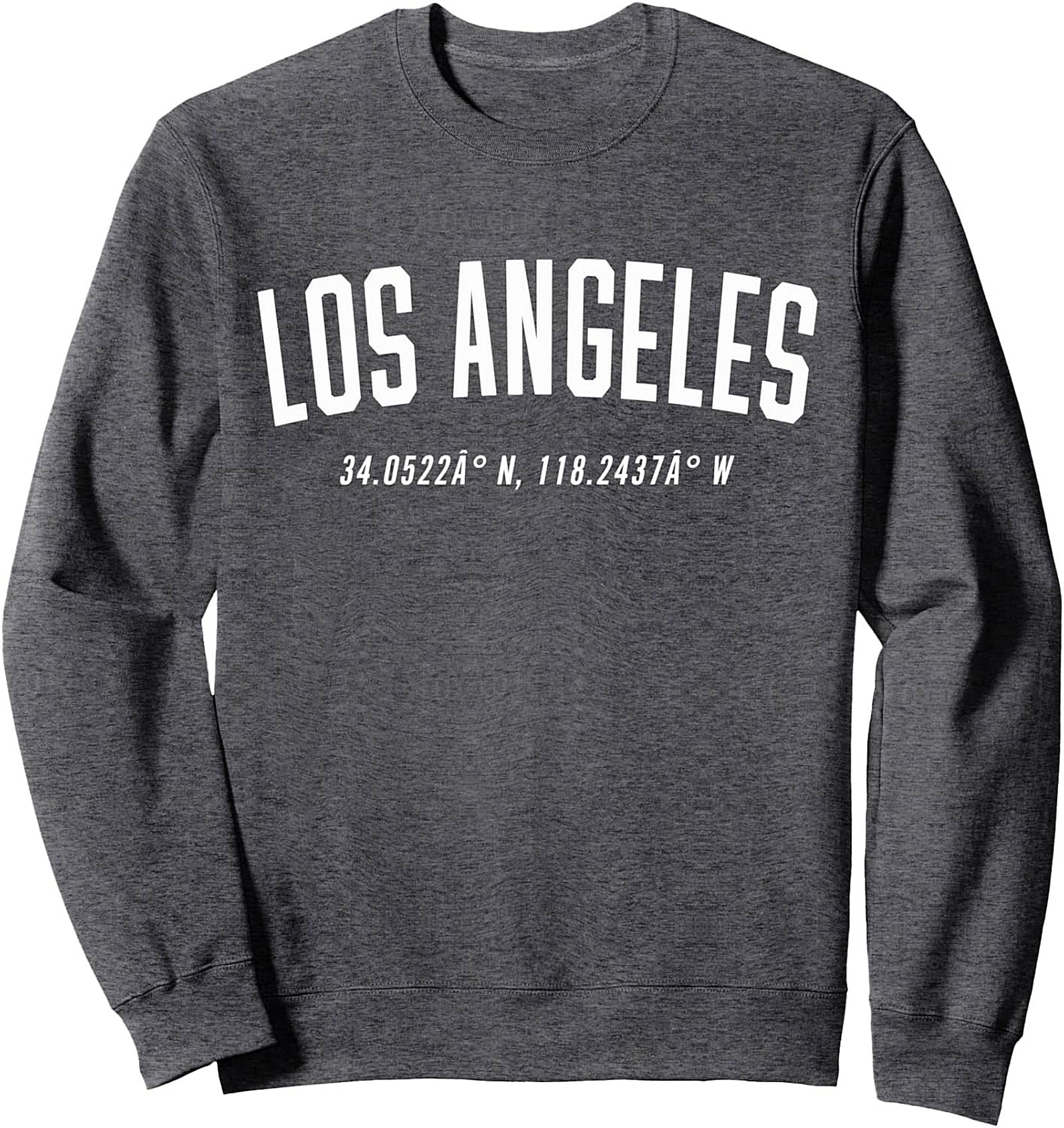 Los Angeles Coordinates Sweatshirt - Unisex Crewneck