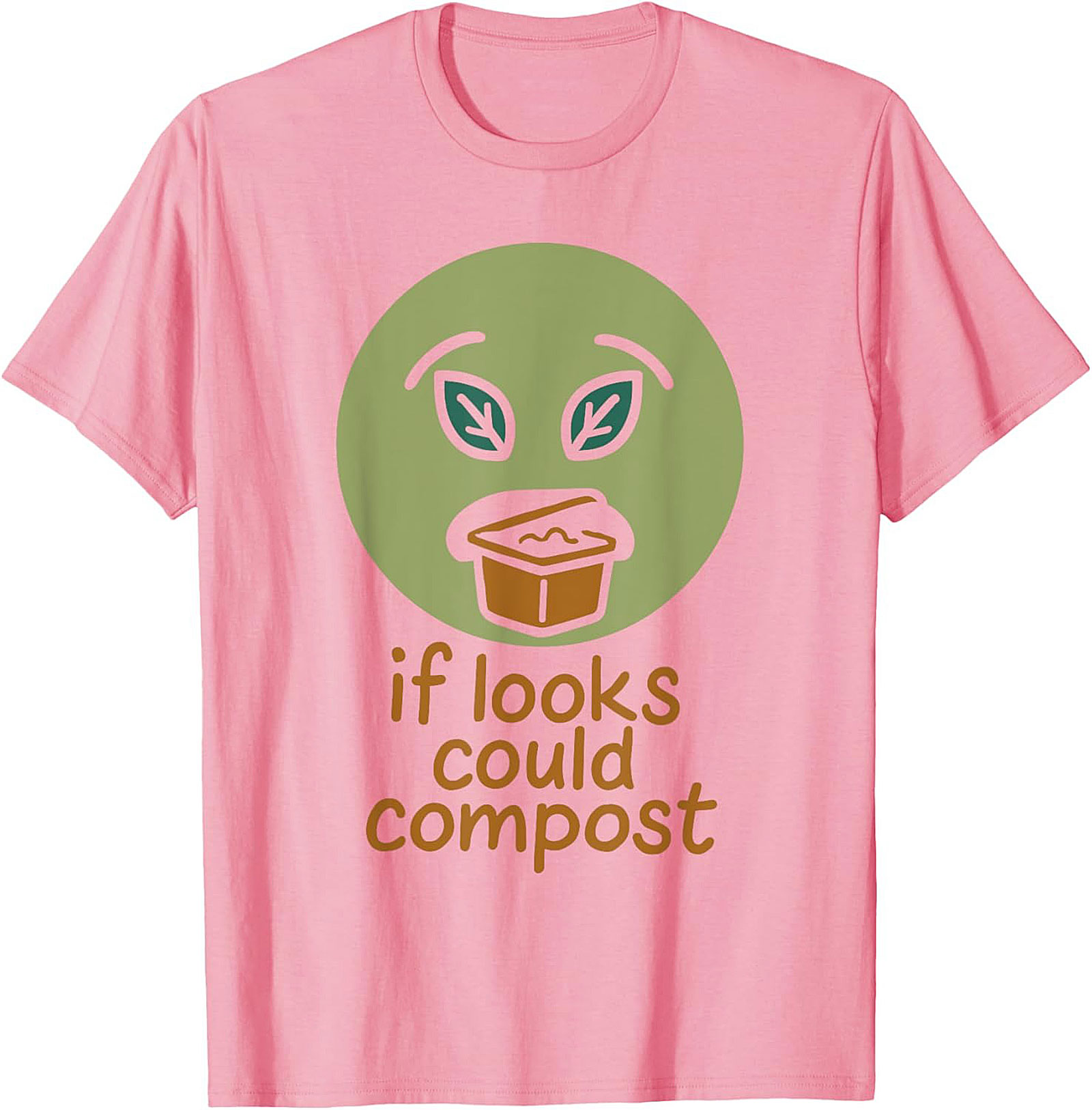 If Looks Could Compost Funny Gardening T-shirt | Soft Cotton