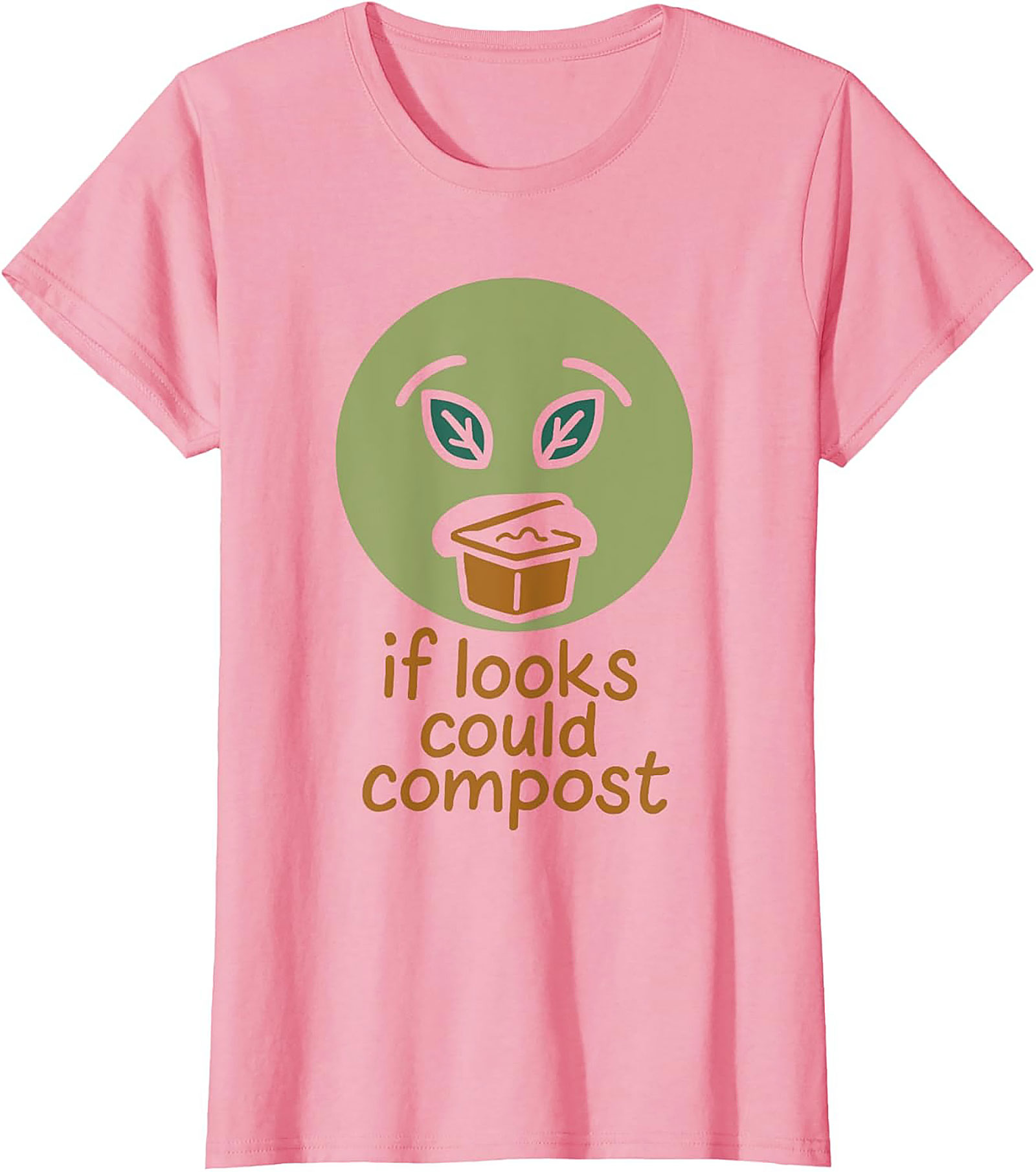If Looks Could Compost Funny Gardening T-shirt | Soft Cotton
