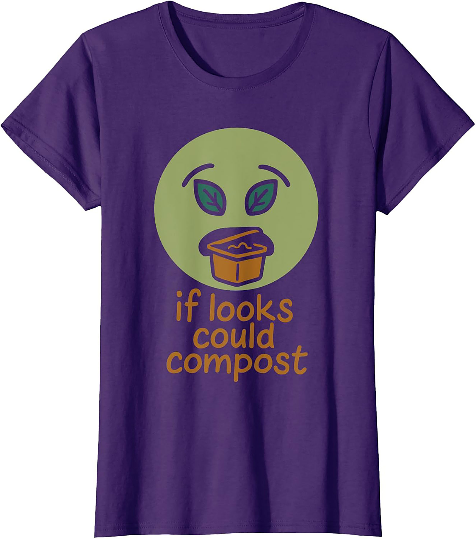 If Looks Could Compost Funny Gardening T-shirt | Soft Cotton