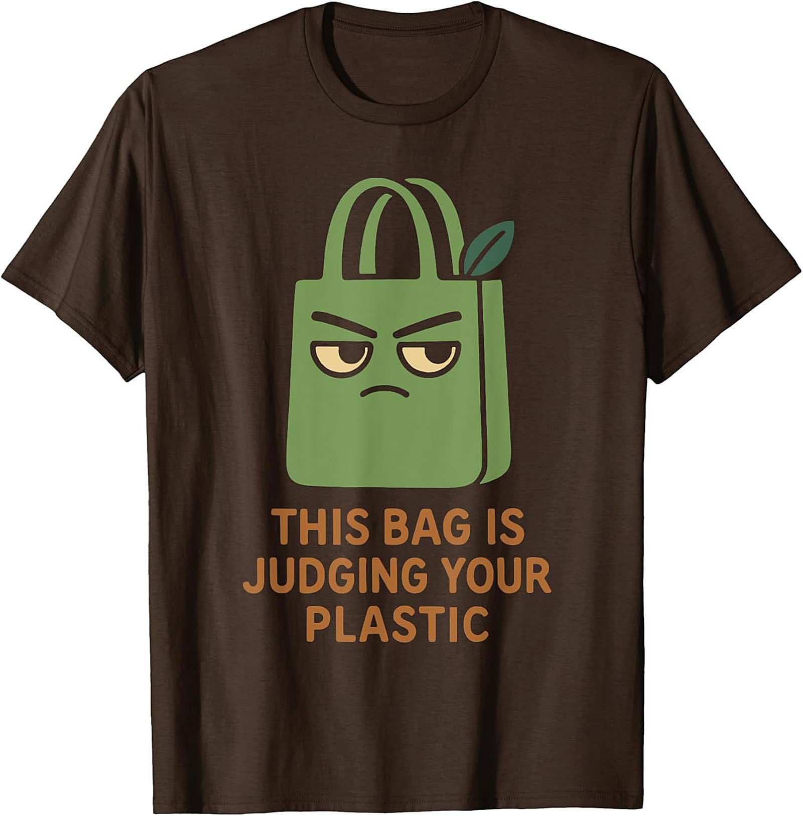 Judging Your Plastic Eco-friendly Graphic Tee | Funny Shirt