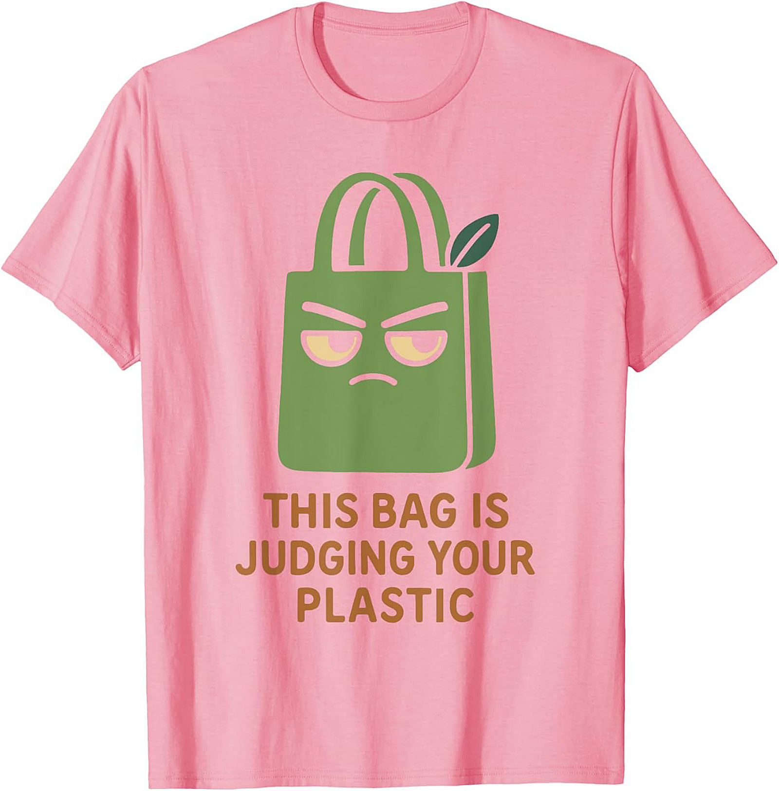 Judging Your Plastic Eco-friendly Graphic Tee | Funny Shirt