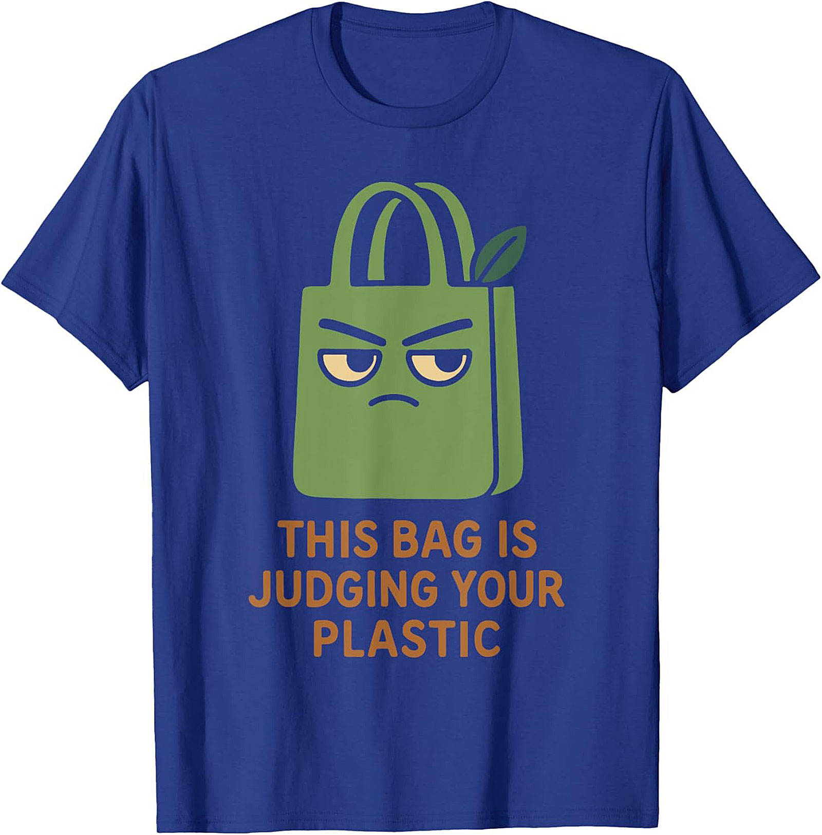 Judging Your Plastic Eco-friendly Graphic Tee | Funny Shirt